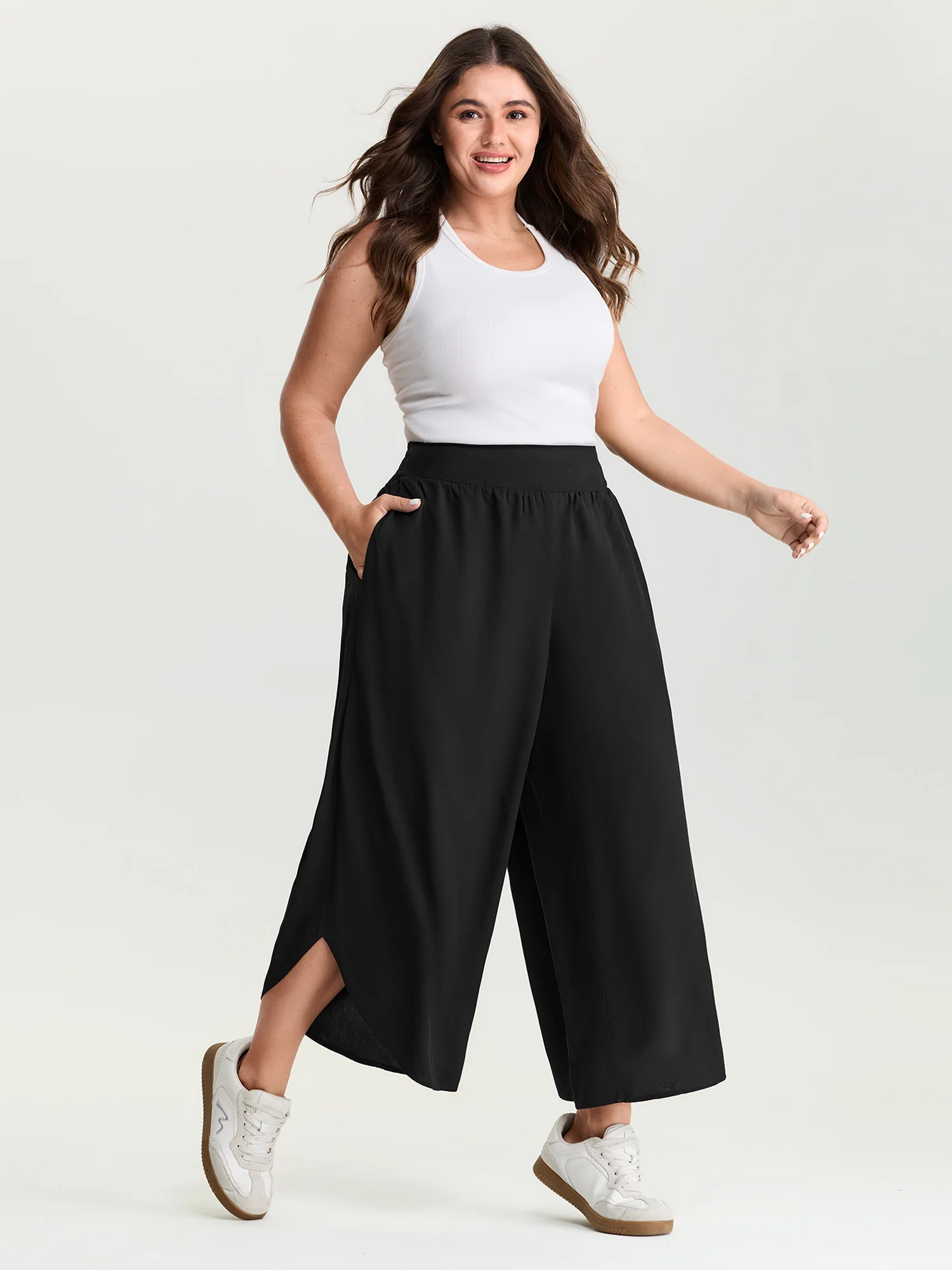 Arc Hem Breezy Feel Pants - Image 2