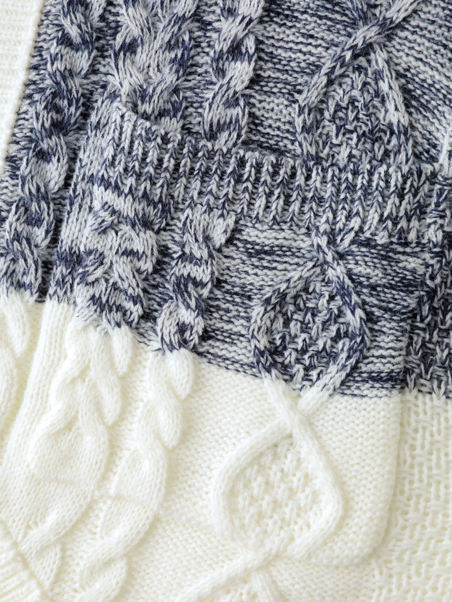 Arc-Hem Ombre Gradient Knit Cardigan - Image 5