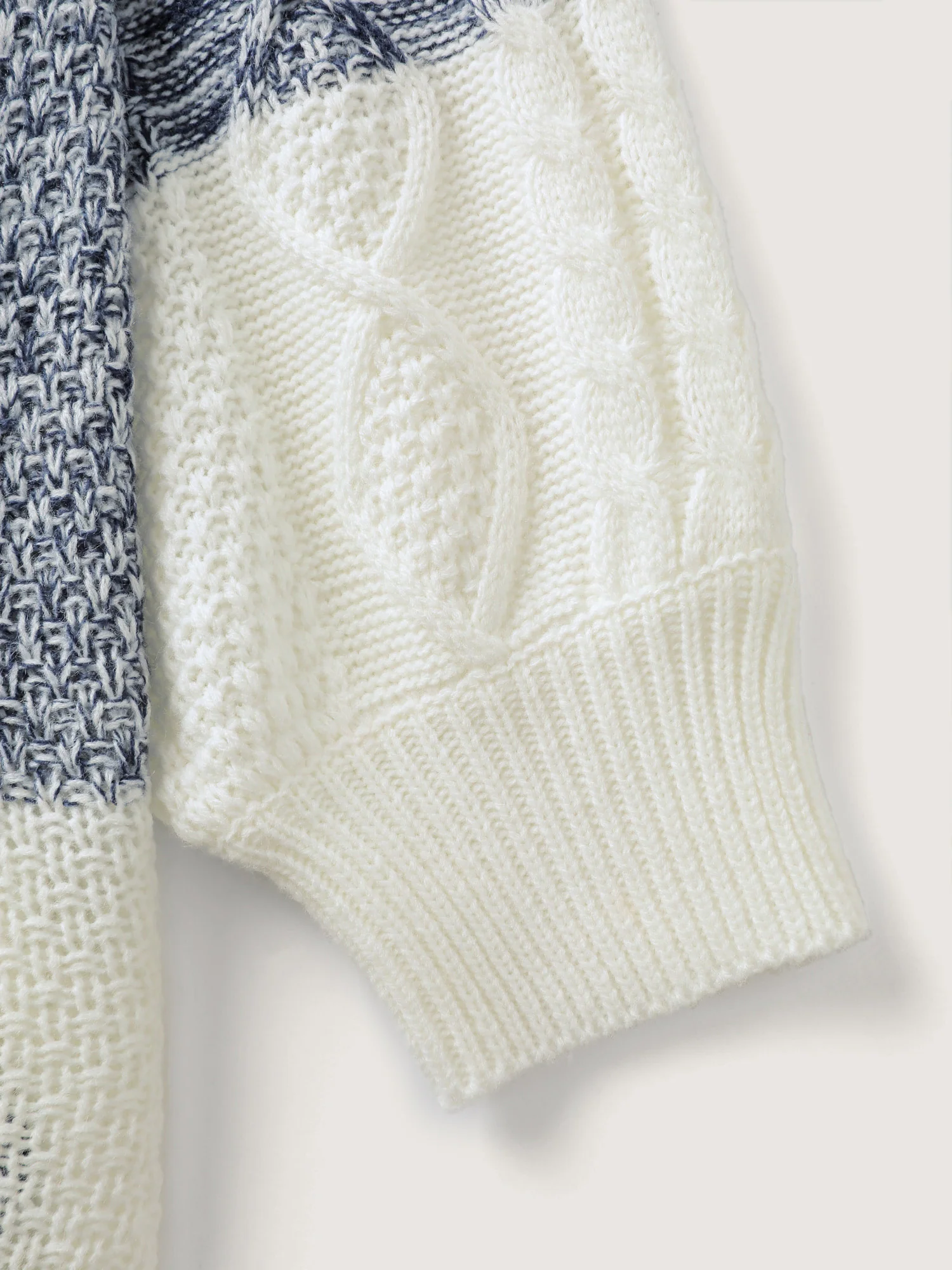 Arc-Hem Ombre Gradient Knit Cardigan - Image 6