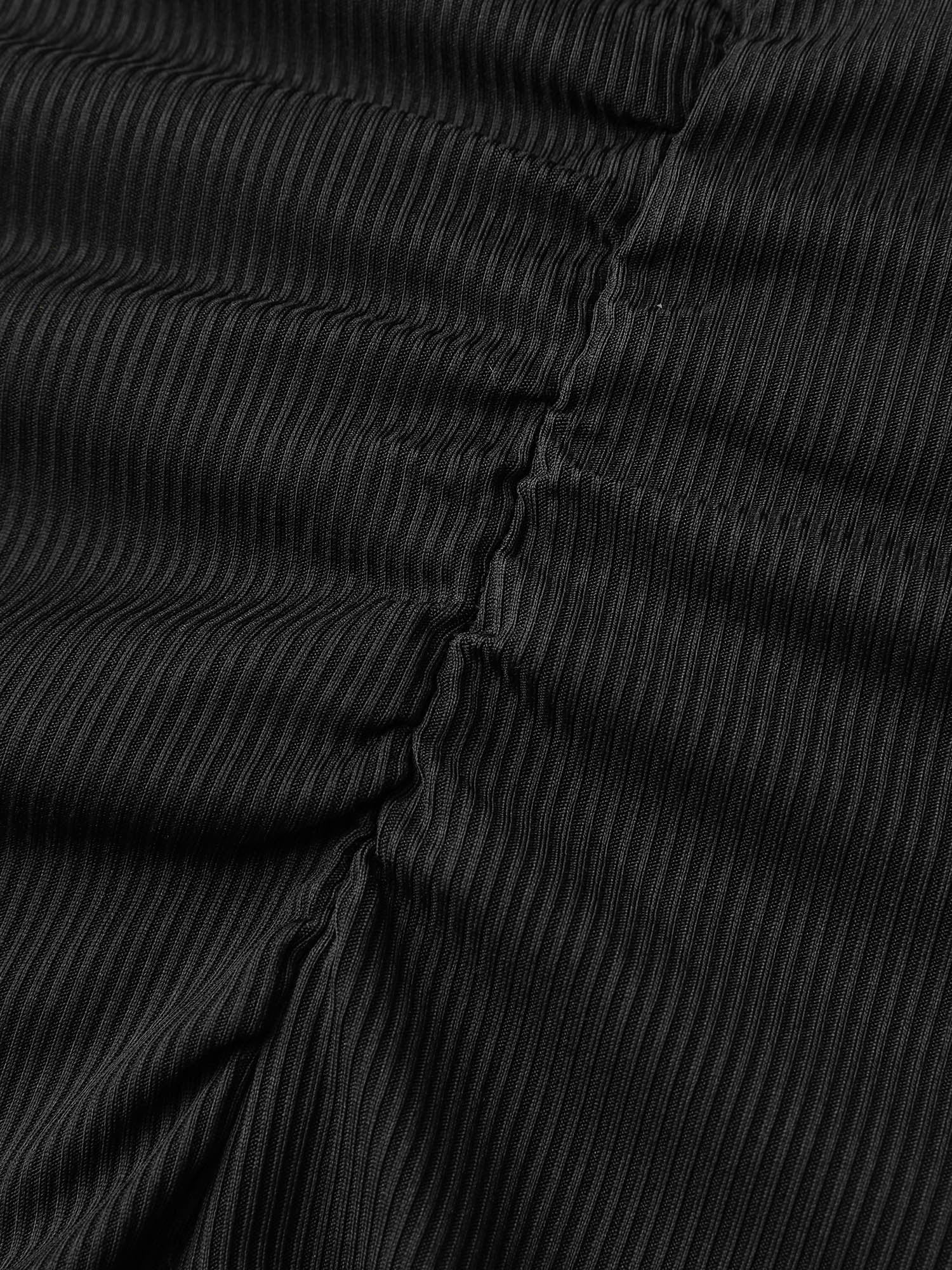 Asymmetric Gathered Fitted Vest - Image 6