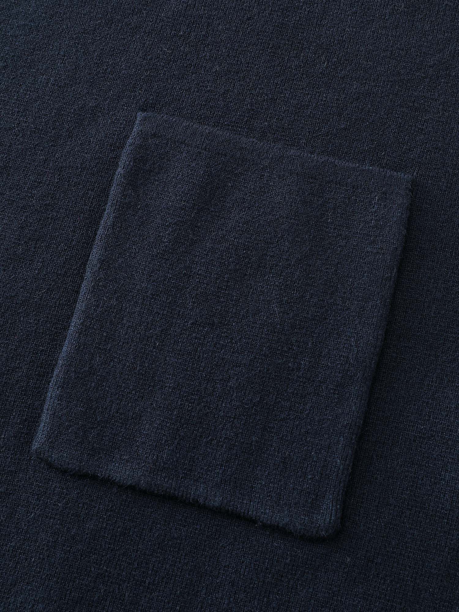 Asymmetrical Notched Lapel Collar Open Cardigan - Image 5