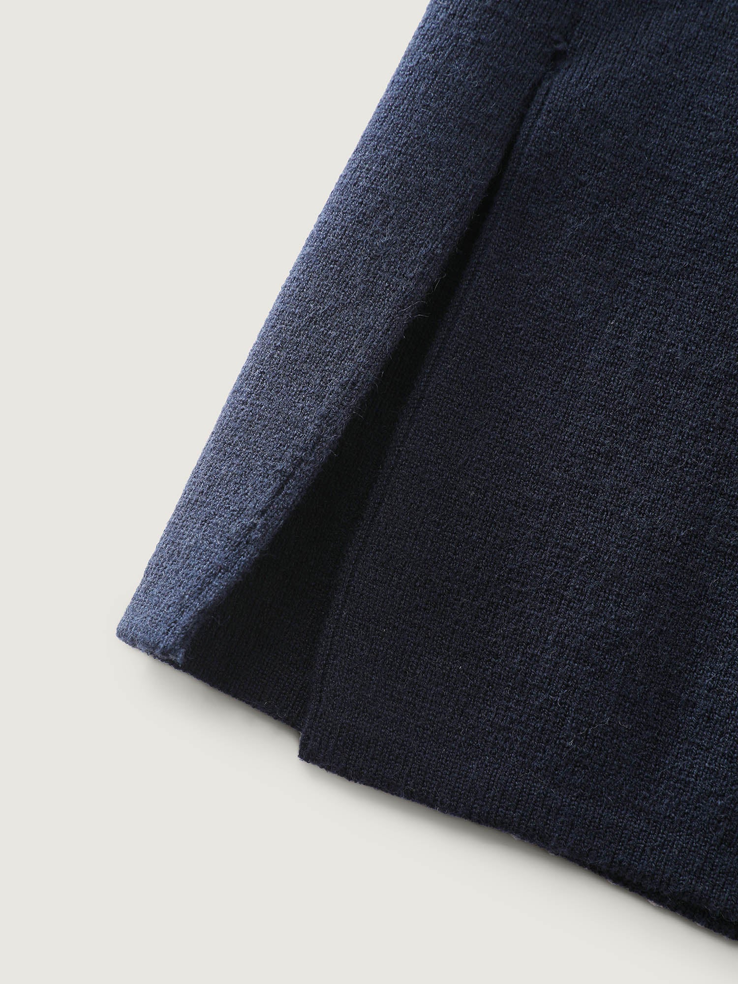 Asymmetrical Notched Lapel Collar Open Cardigan - Image 6