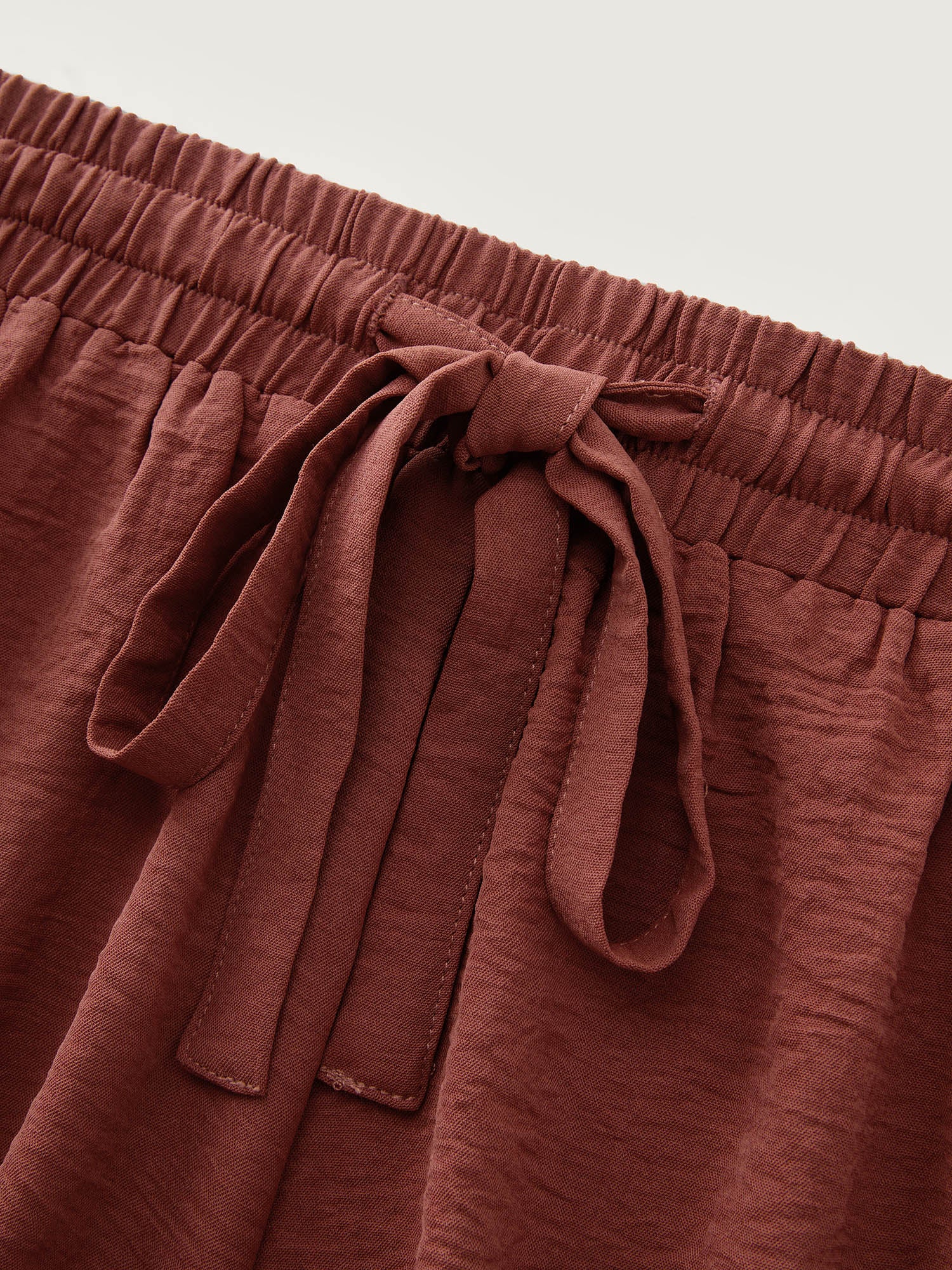 Asymmetrical Ruffled Hem Shorts - Image 6