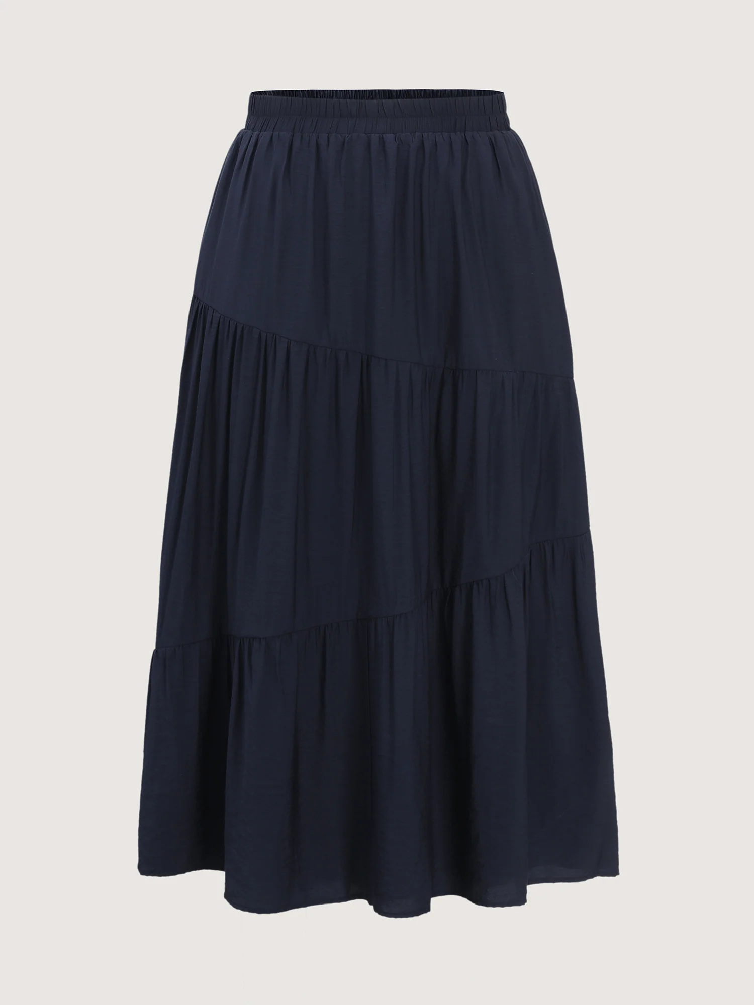 Asymmetrical Tiered Slim-Fit Maxi Dress - Image 8