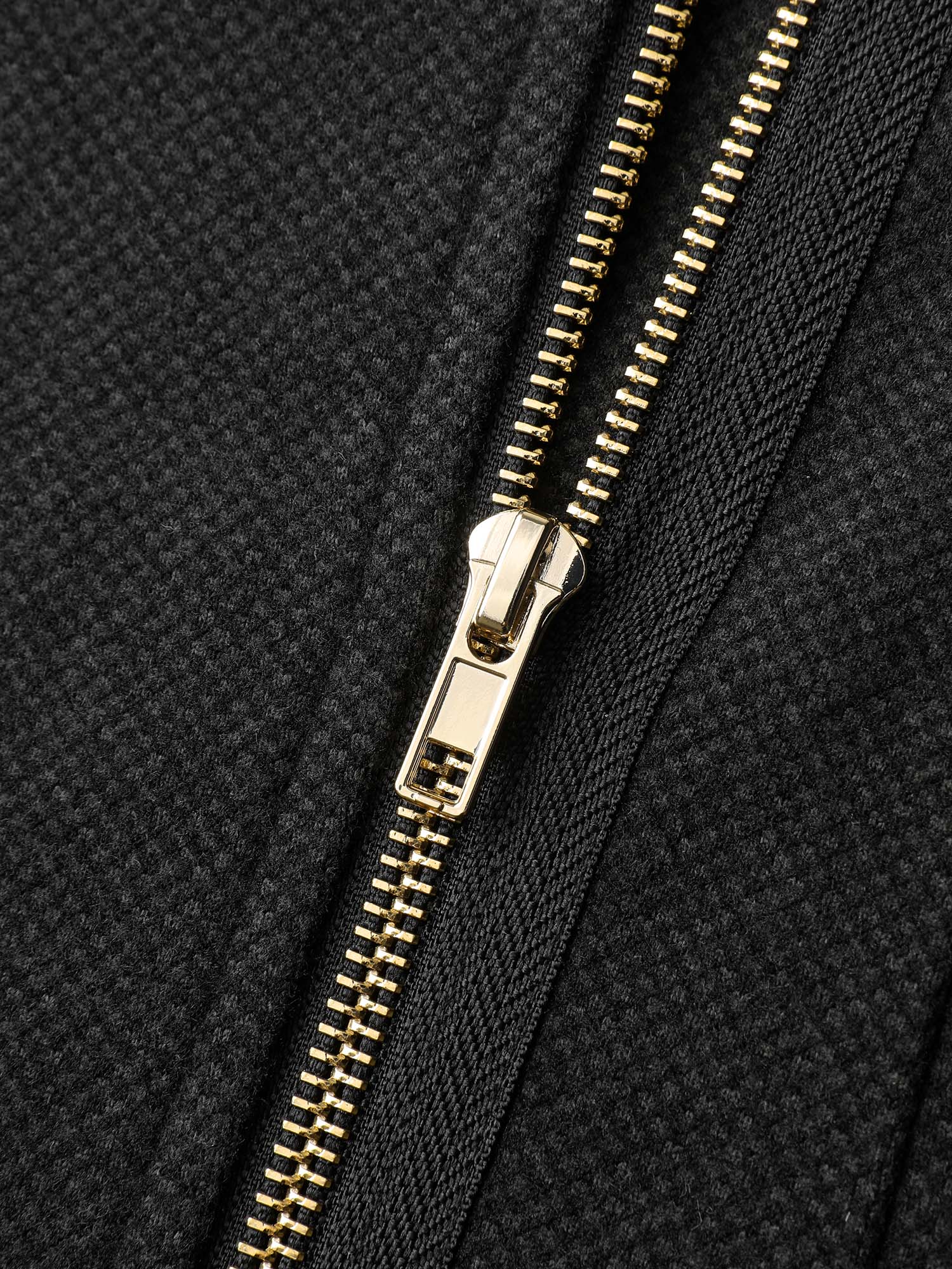 Asymmetrical Zipper Solid Jacket - Image 7