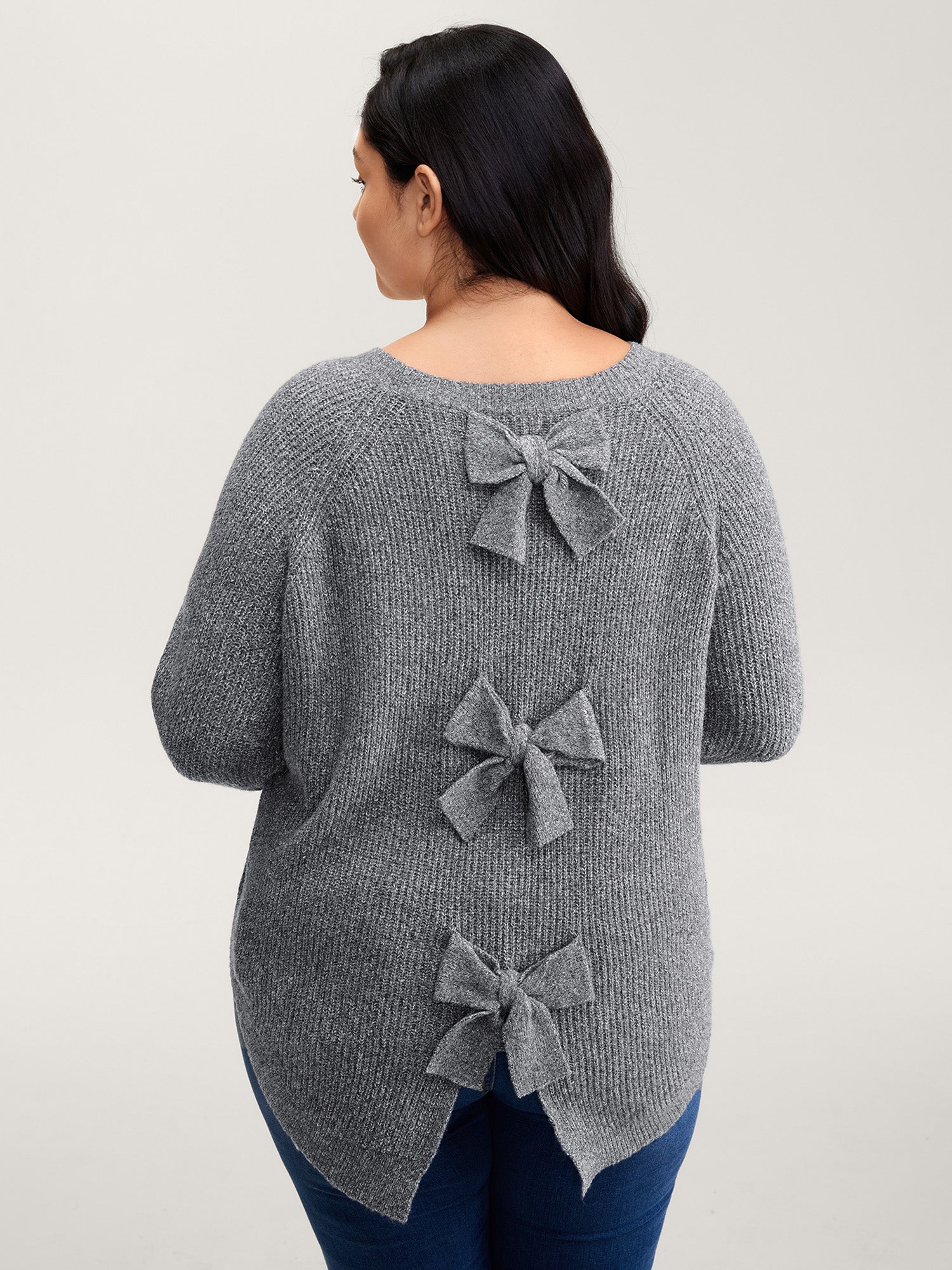 Back Bow Split Back Pullover - Image 4