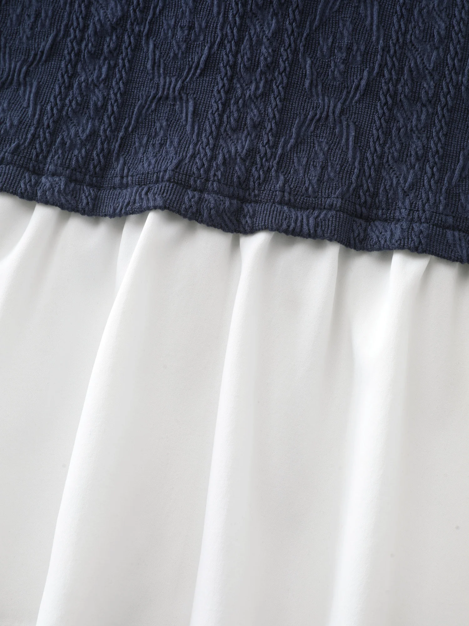 Back Bows Stretchy Layered Knit Top - Image 7