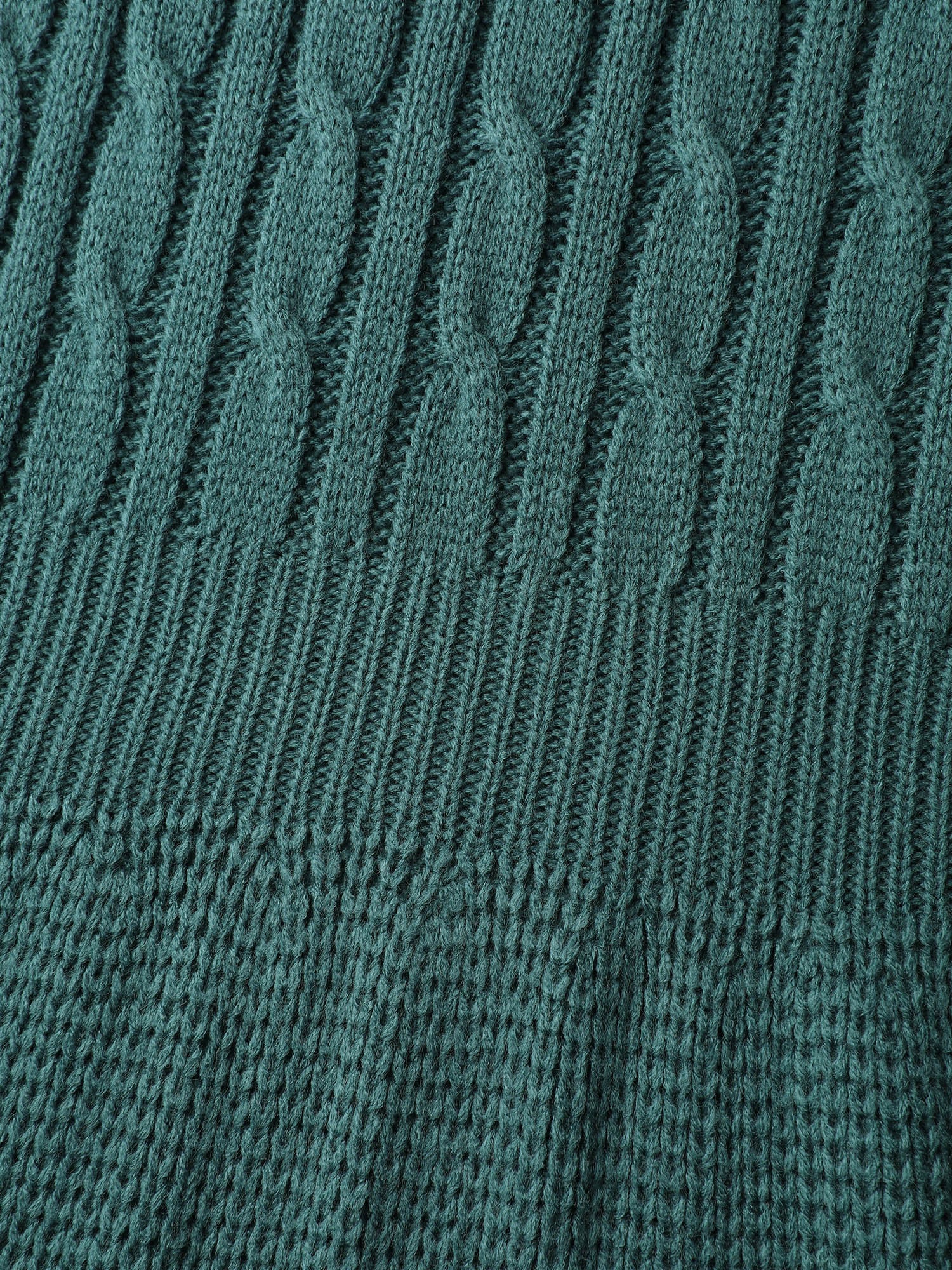 Back Cut Out Bows Cable Knit Sweater Dress - Image 7