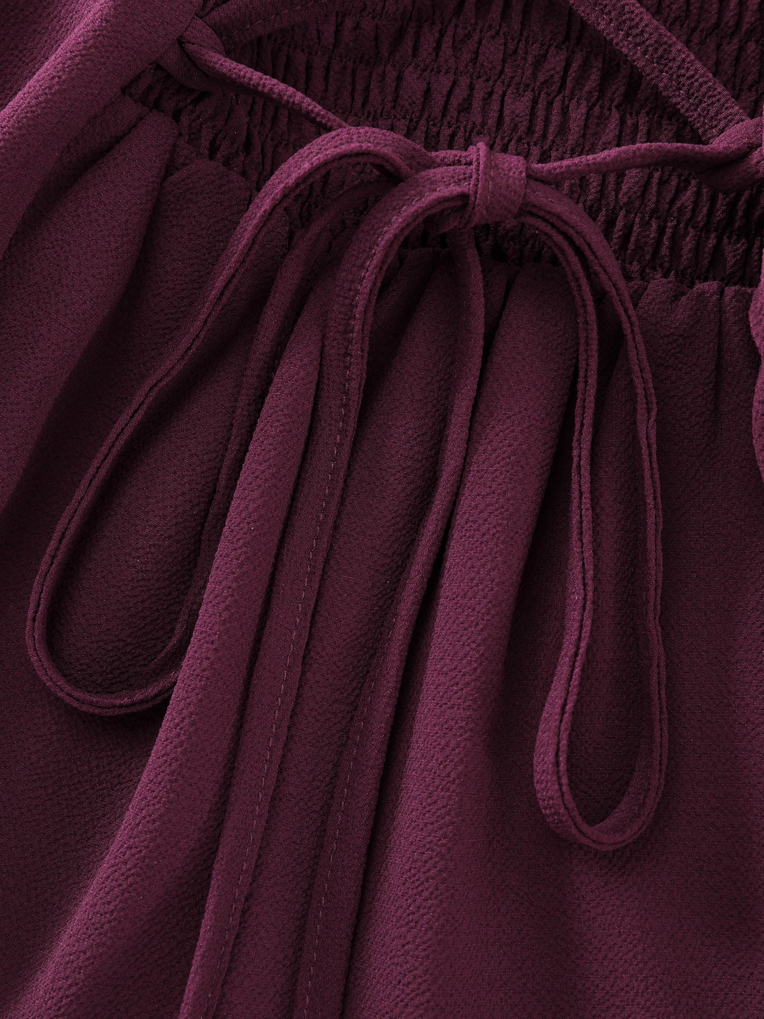 Back-Tie Sweetheart Neckline Ruffled Blouse - Image 6