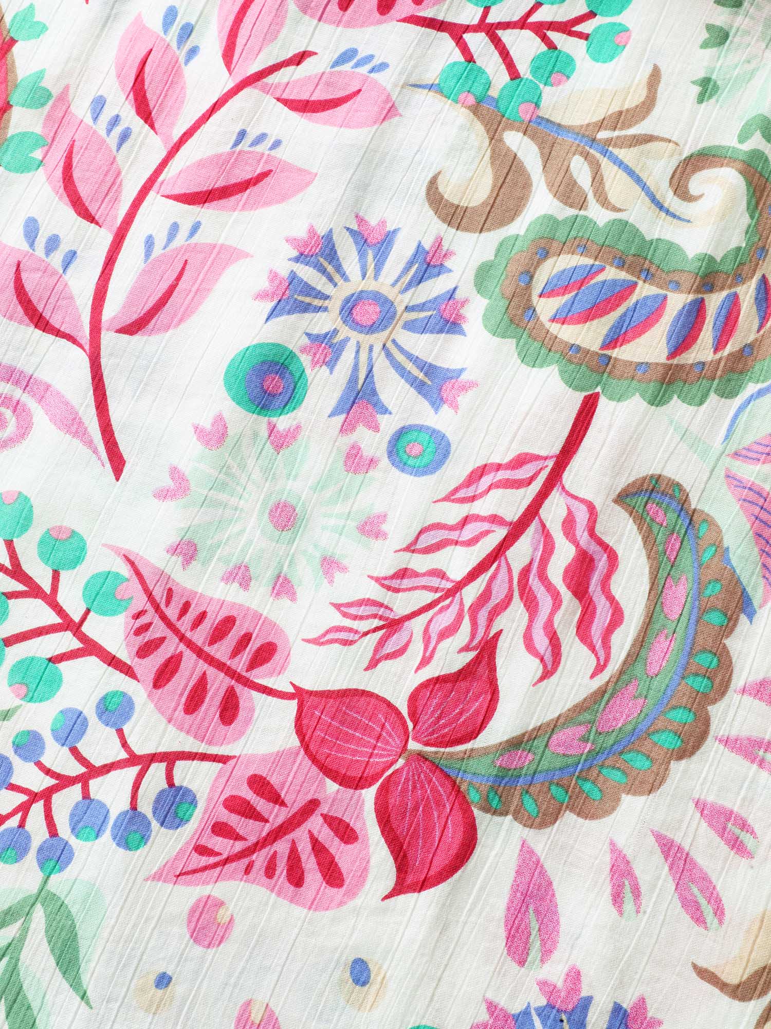 Backless Bow Paisley Print Cami Midi Dress - Image 7