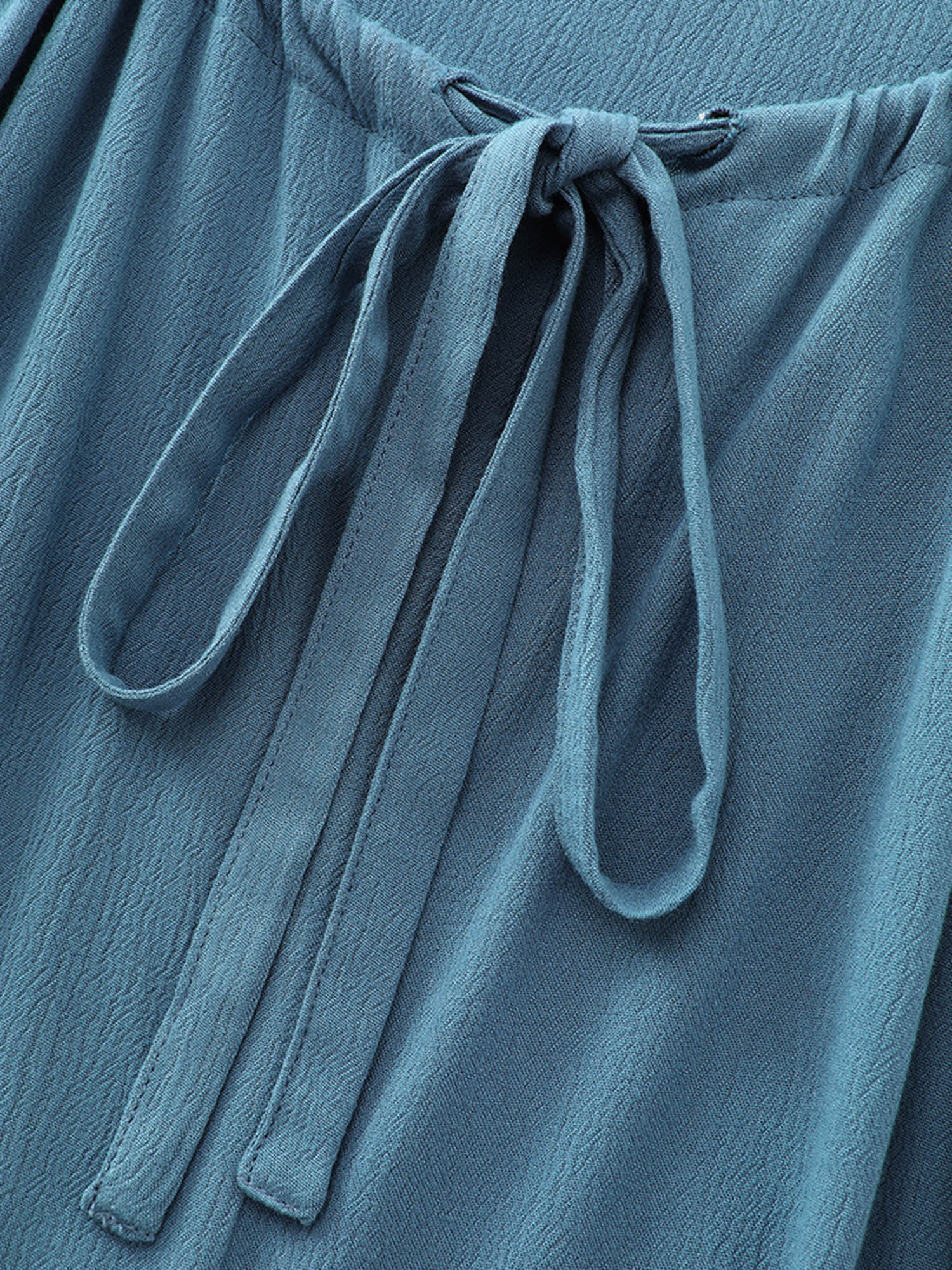Backless Flowy Cami Plain Midi Dress - Image 7
