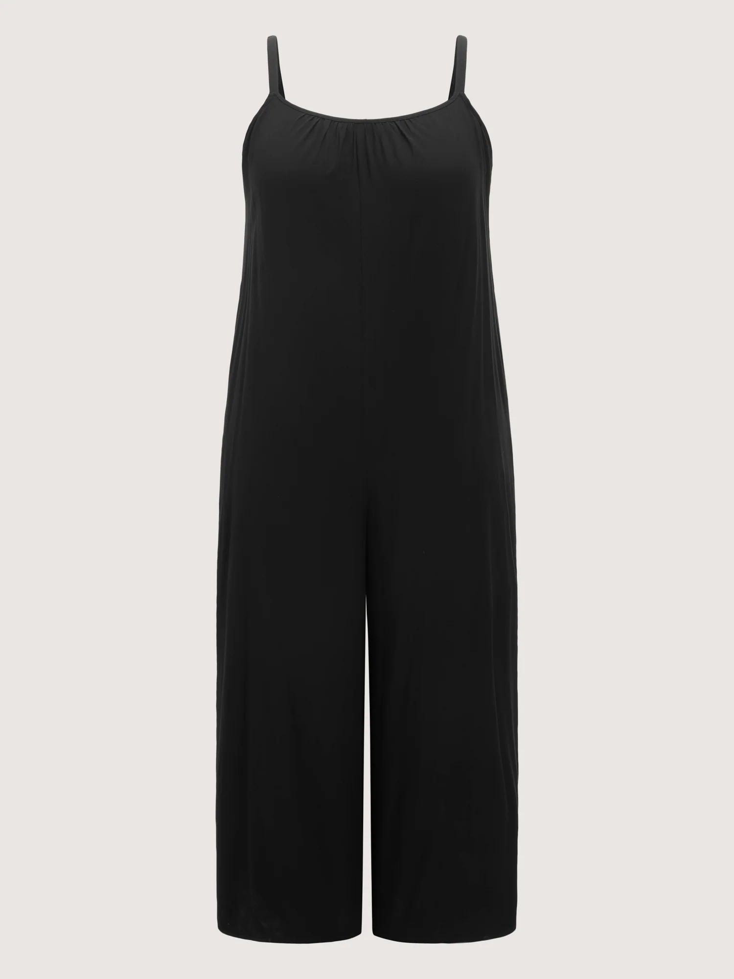 Backless Inclusive Flowy Fit Plain Jumpsuit - Image 6