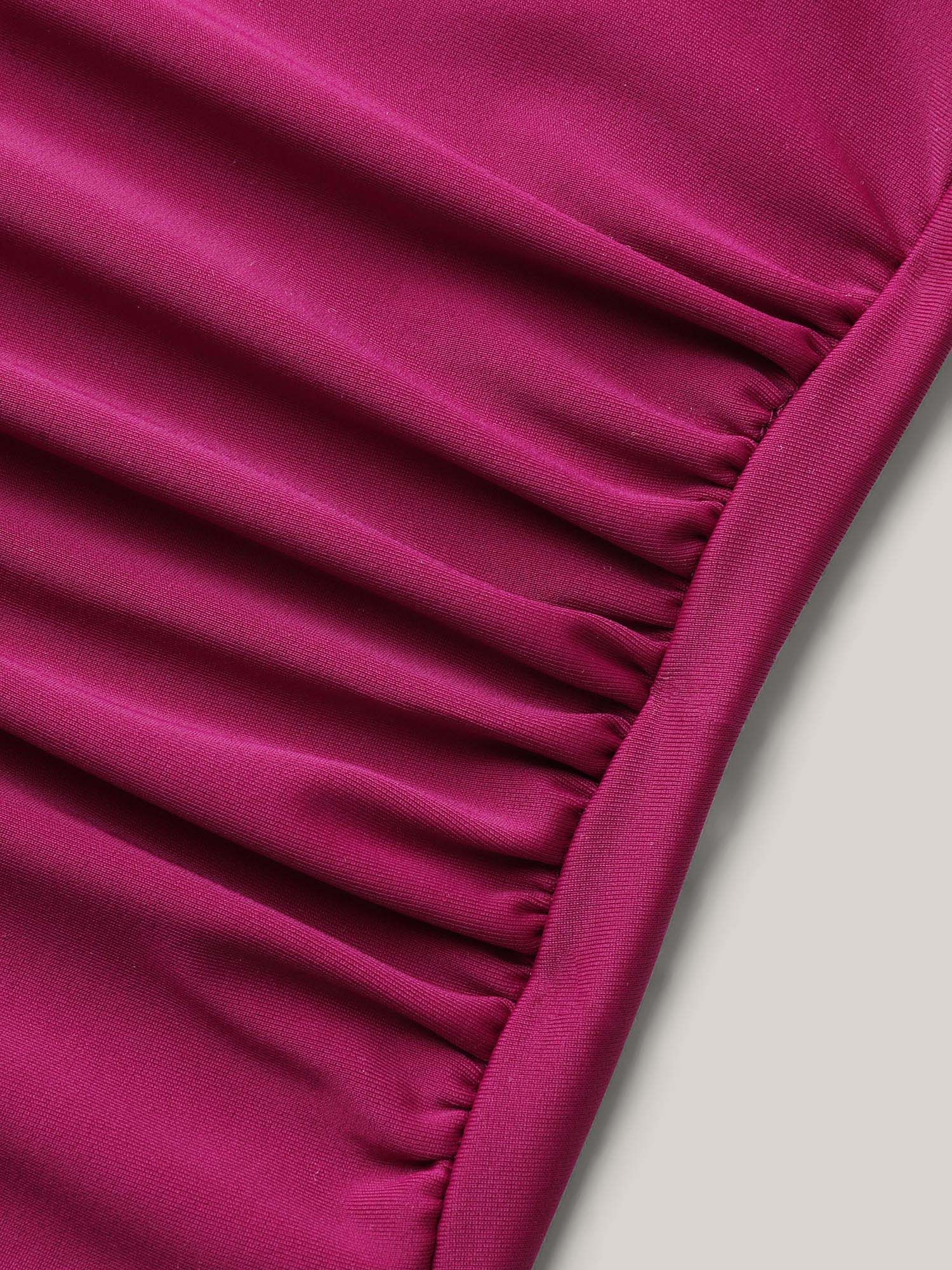Backless Ruched Adjustable One-Piece Swimsuit - Image 6