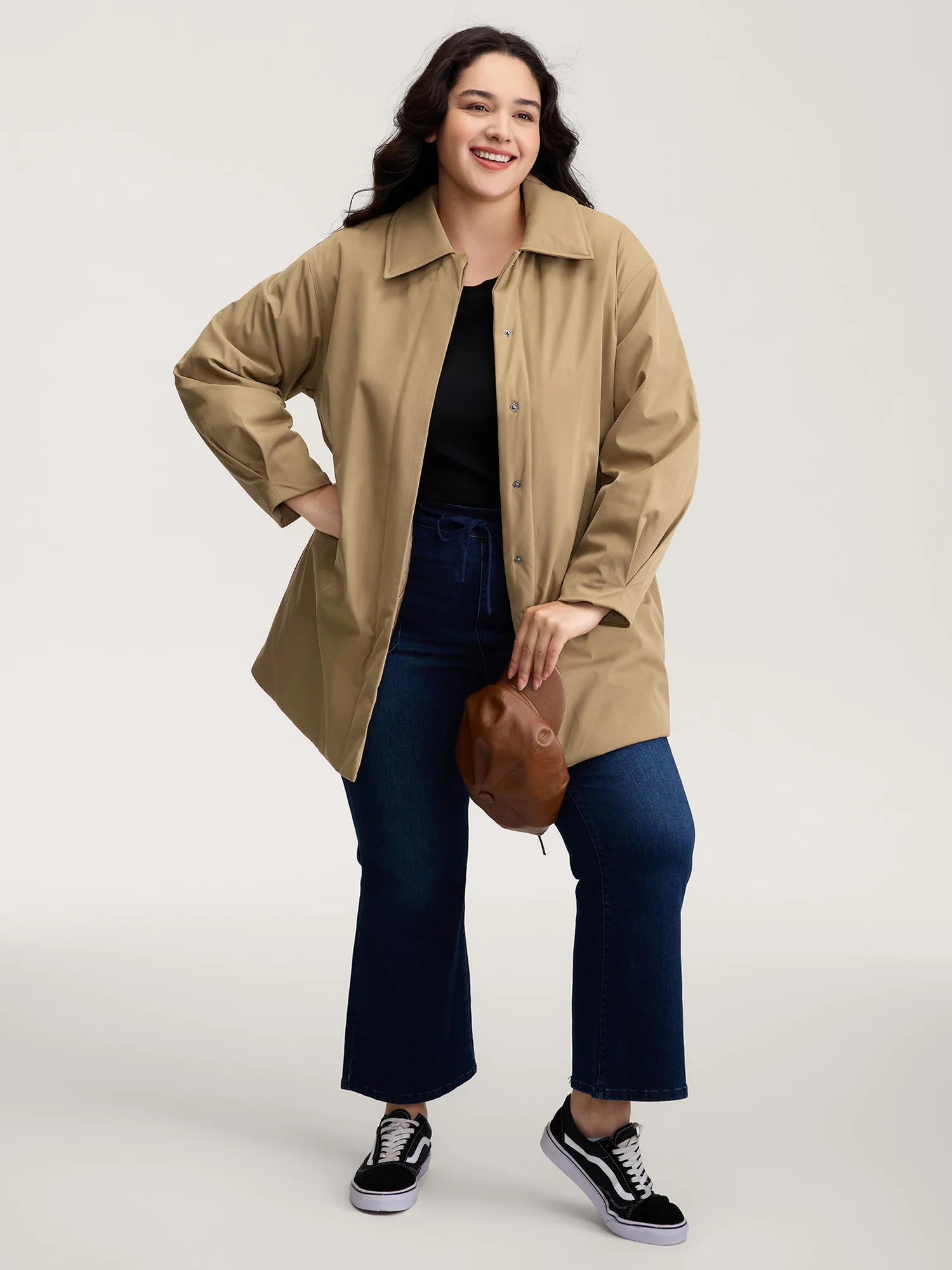 Balloon Sleeve Long Quilted Jacket - Image 4