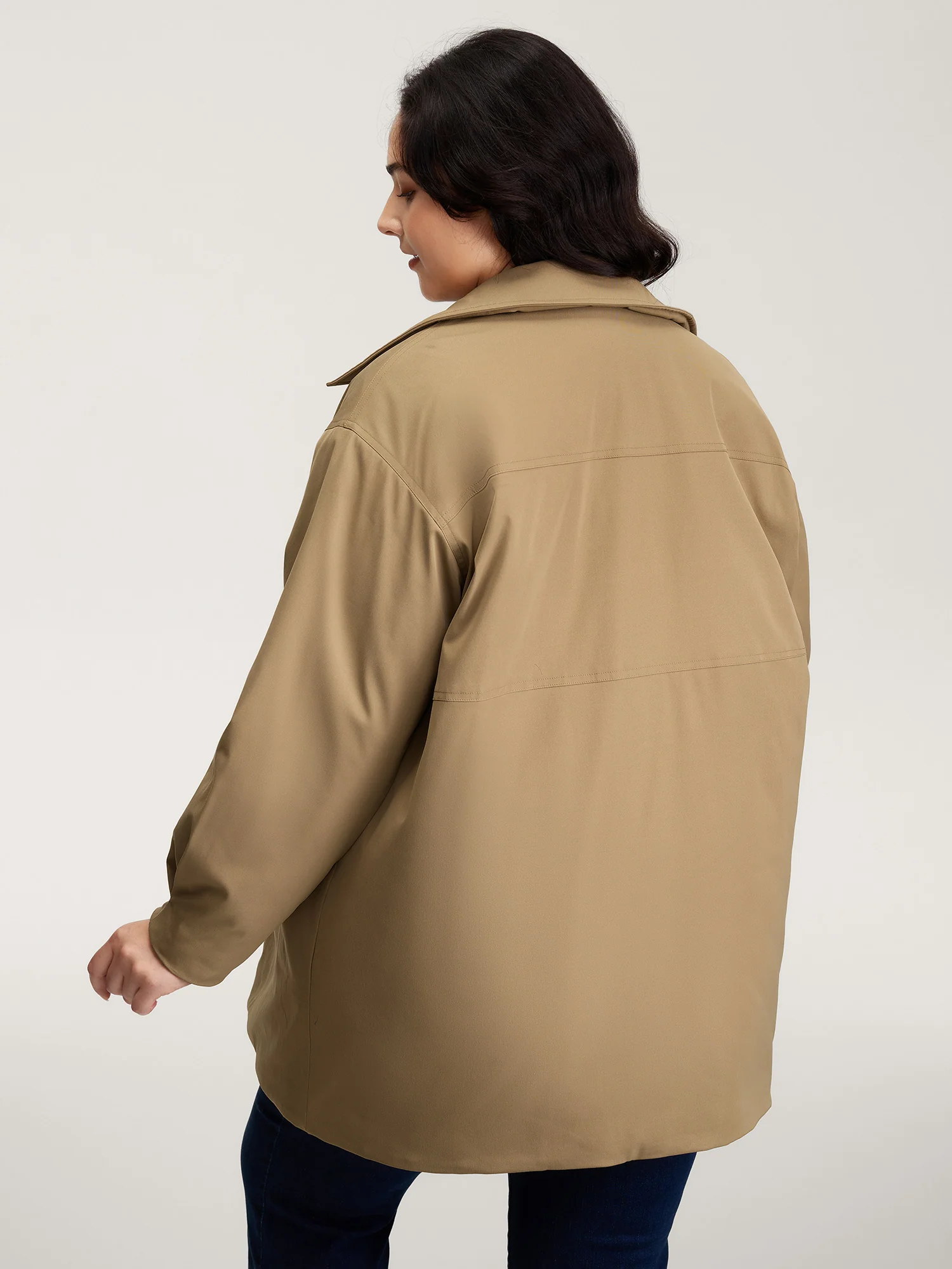 Balloon Sleeve Long Quilted Jacket - Image 5