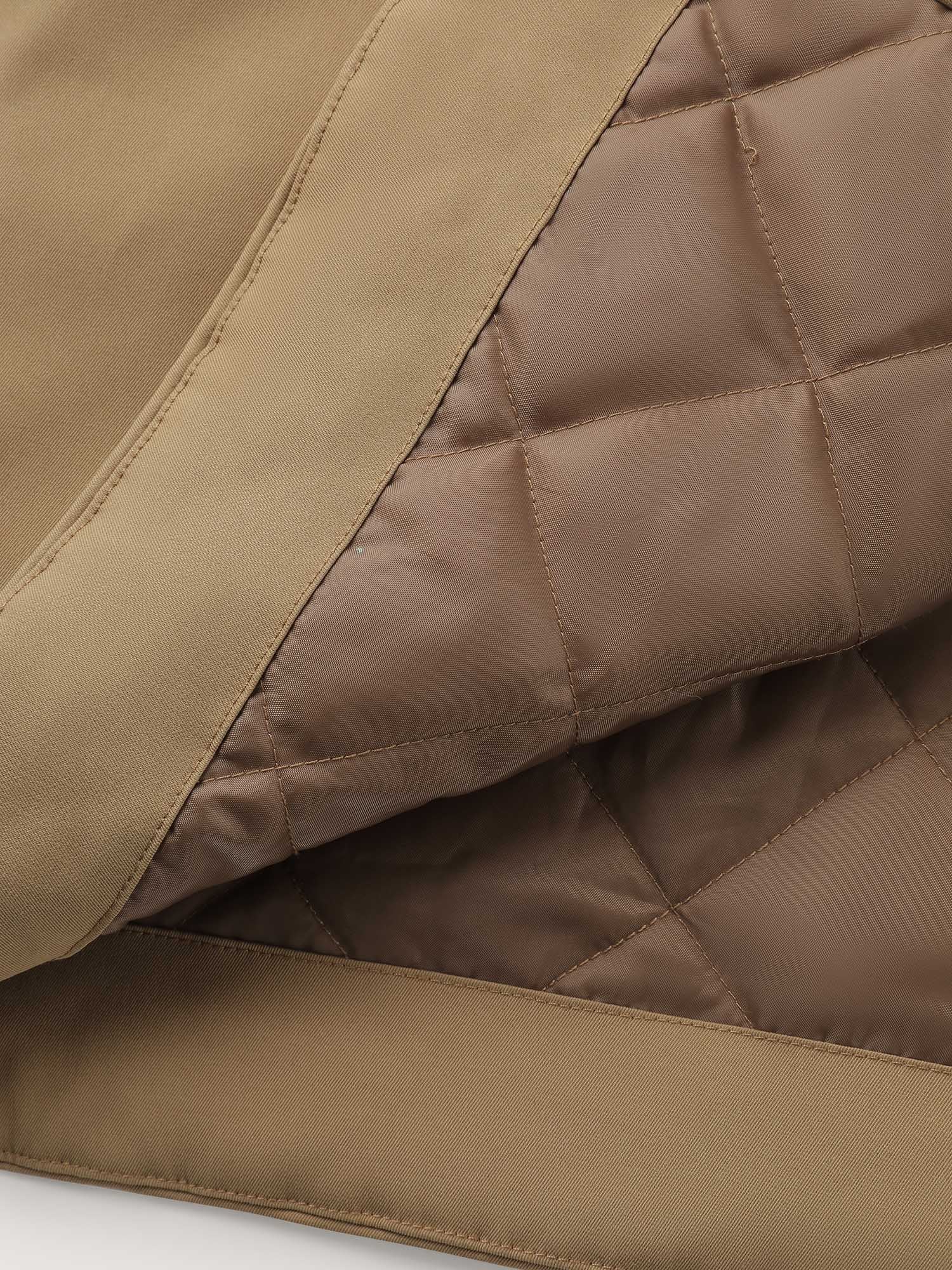 Balloon Sleeve Long Quilted Jacket - Image 8