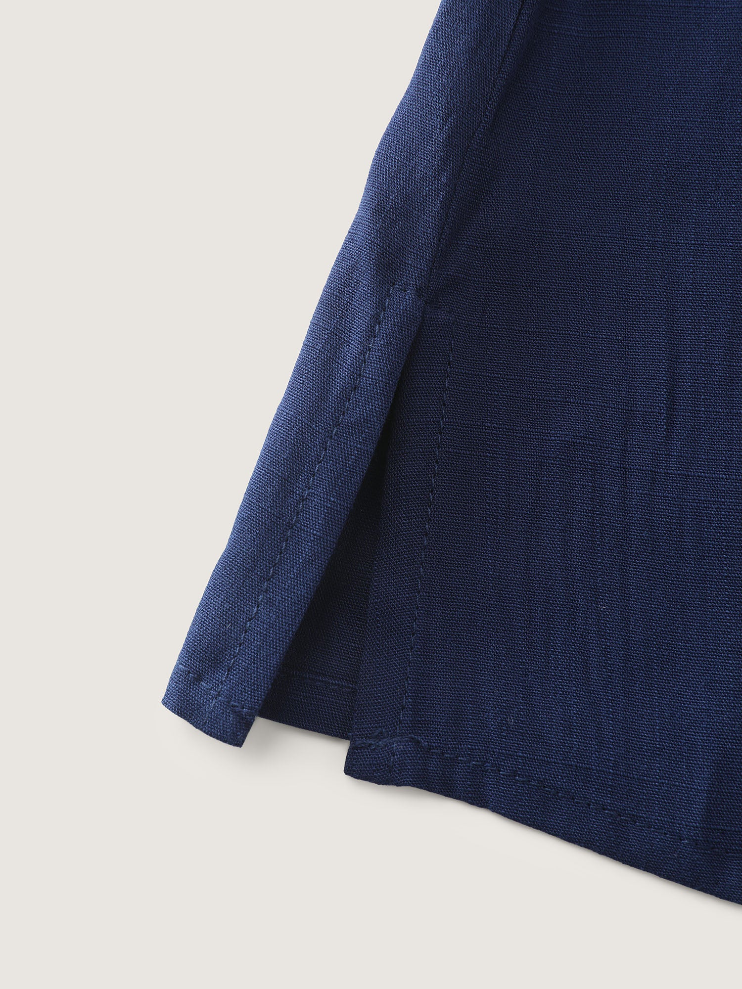 Bamboo Textured Back-Tie Blouse - Image 7