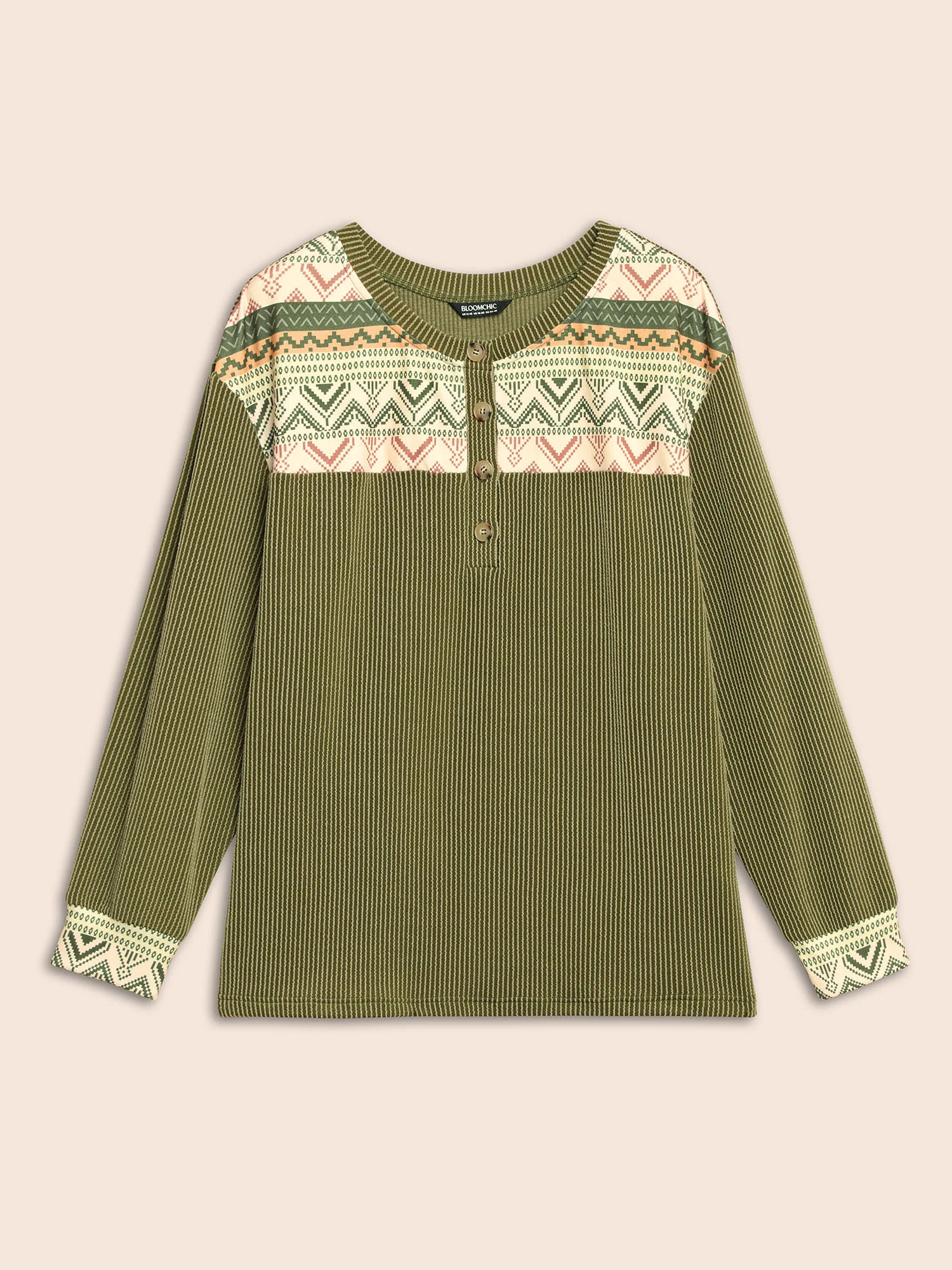 Bandana Patchwork Button Up T-shirt - Image 7