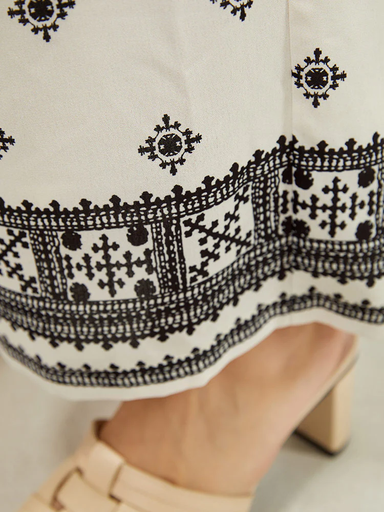 Bandana Print Pocket Paperbag Waist Pants - Image 9