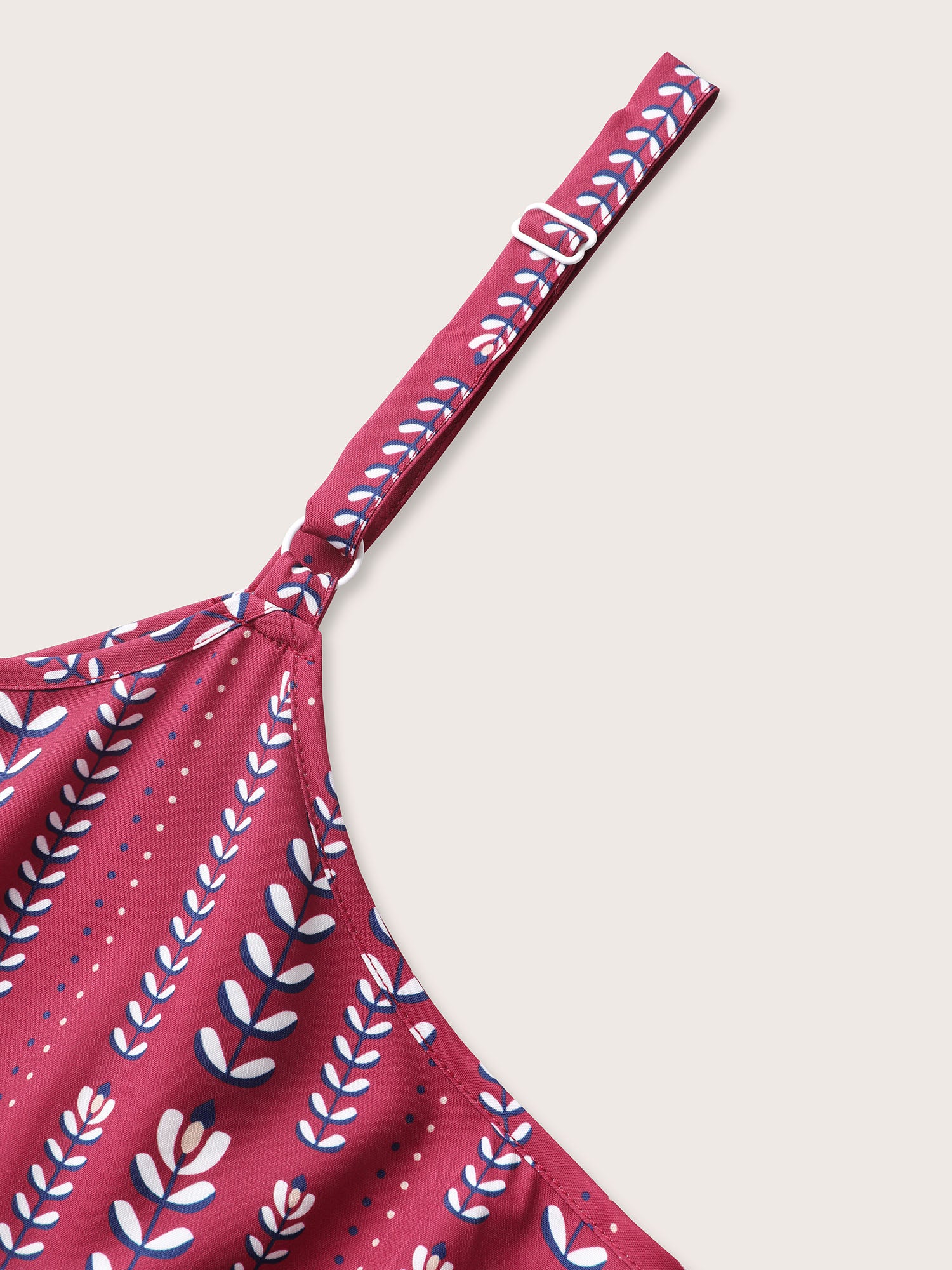 Bandana Striped Ruffle Hem Cami Dress - Image 6