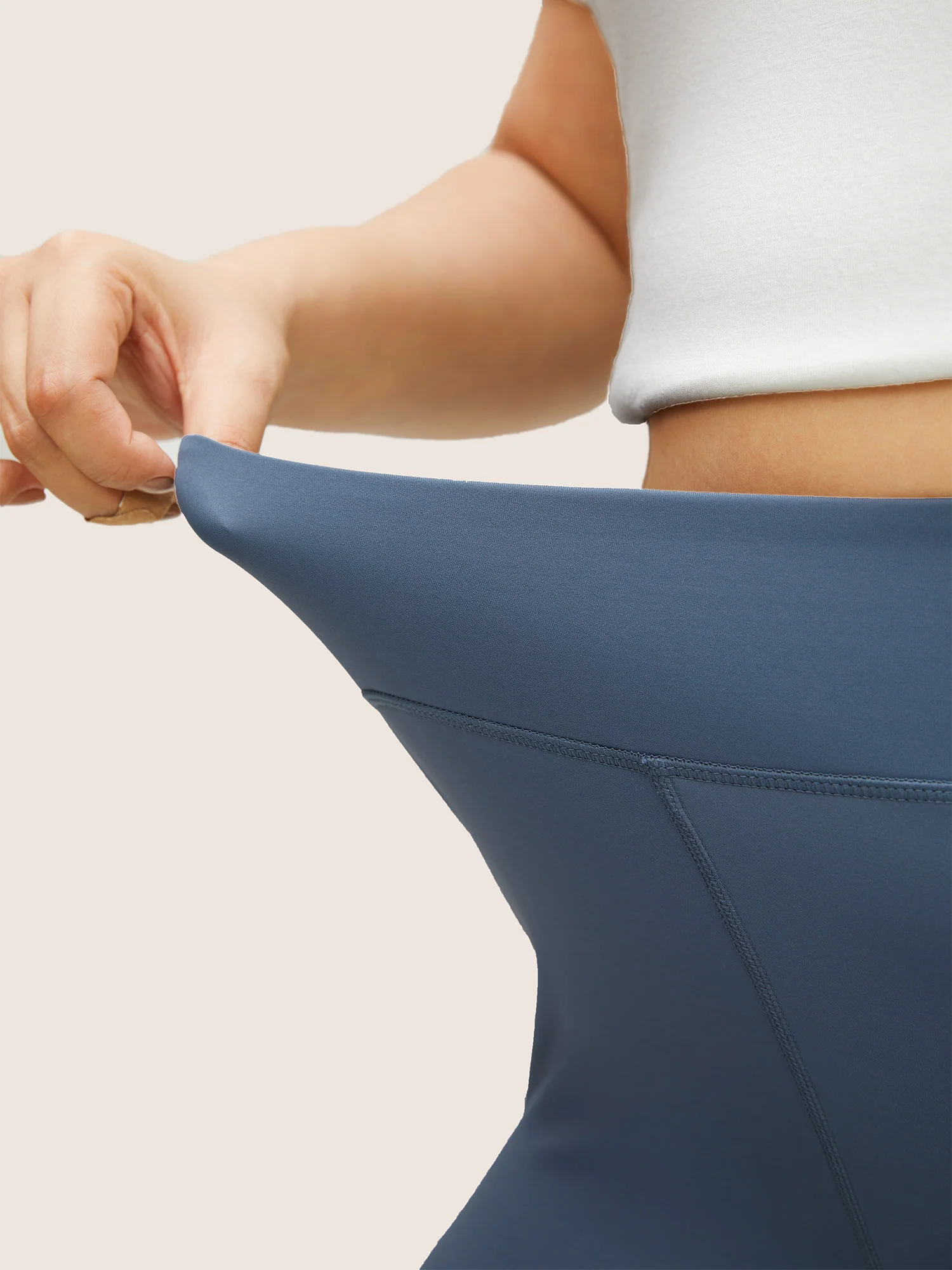 Basic High Waisted Stretchy Butt Lift Leggings - Image 5