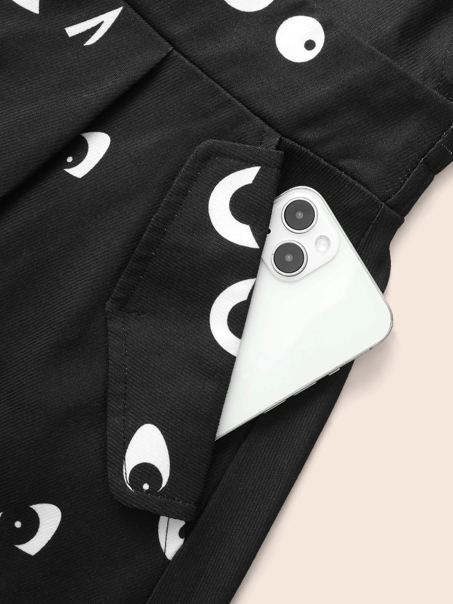 Bat Eyes Overall Straps Skirt Midi Dress - Image 7