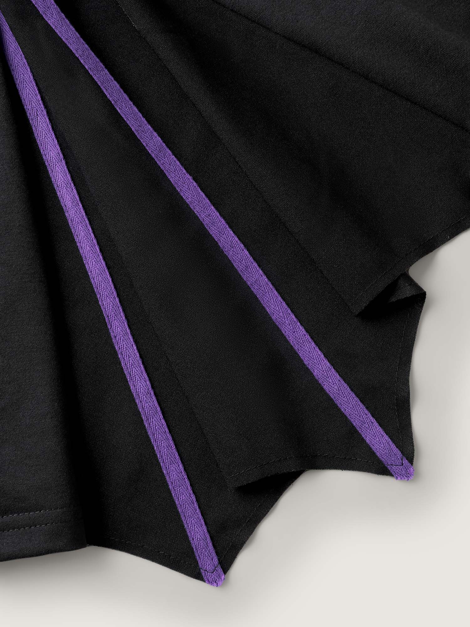Bat-Shaped Contrast Stretchy Jacket - Image 8