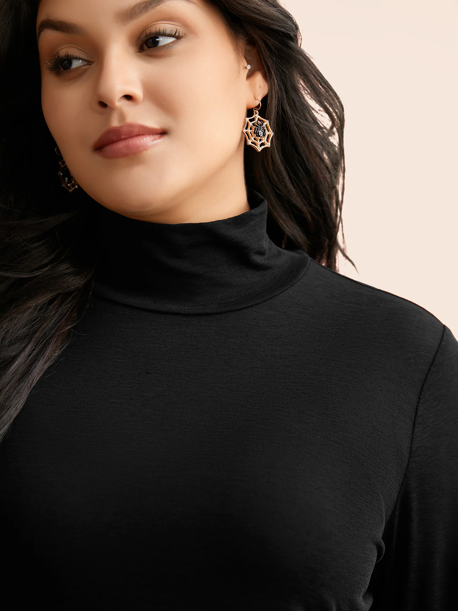 Bell Sleeves Turtleneck T-shirt - Image 7