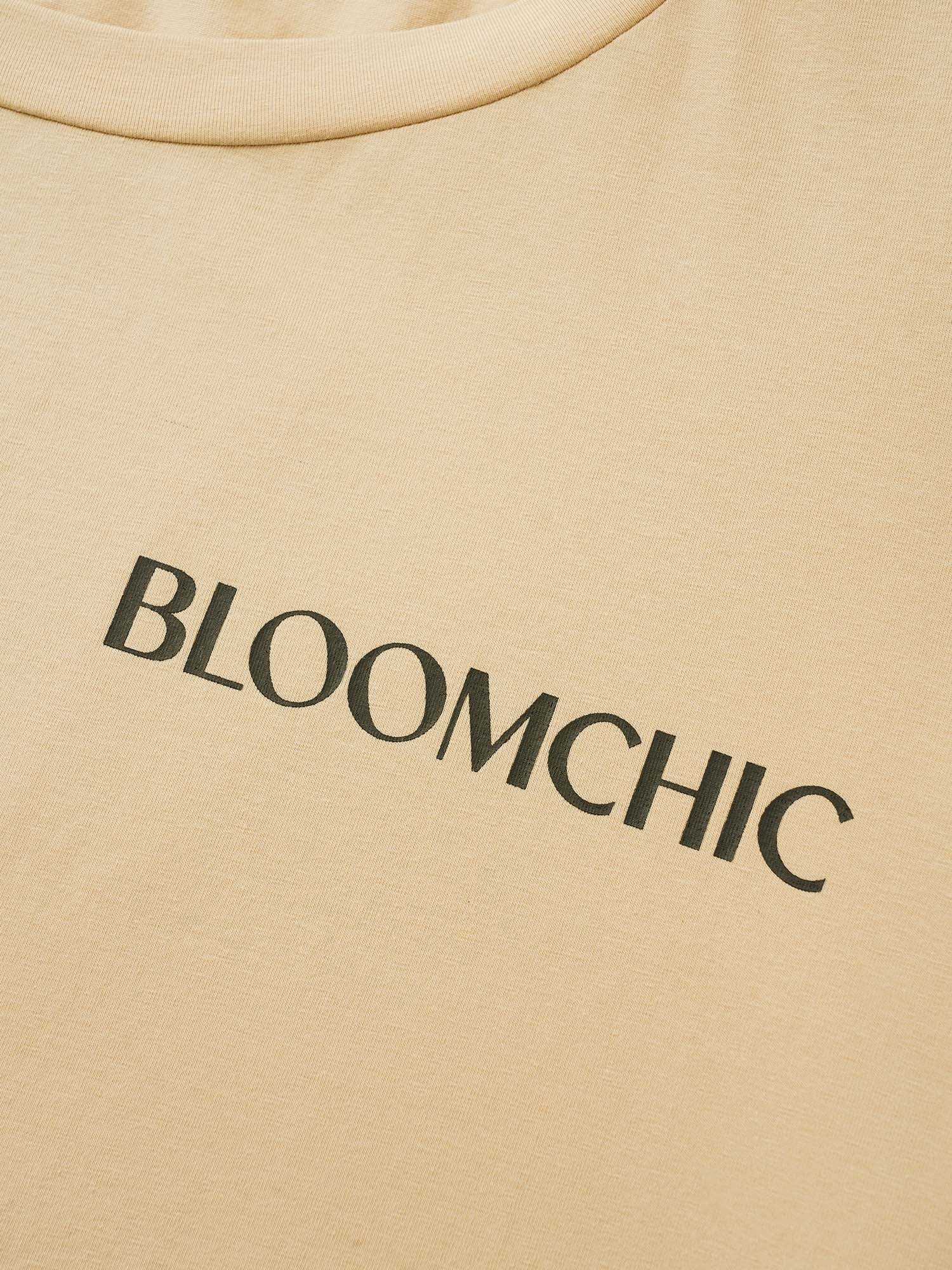 BLOOMCHIC Basic Solid Crew Neck T-shirt - Image 5