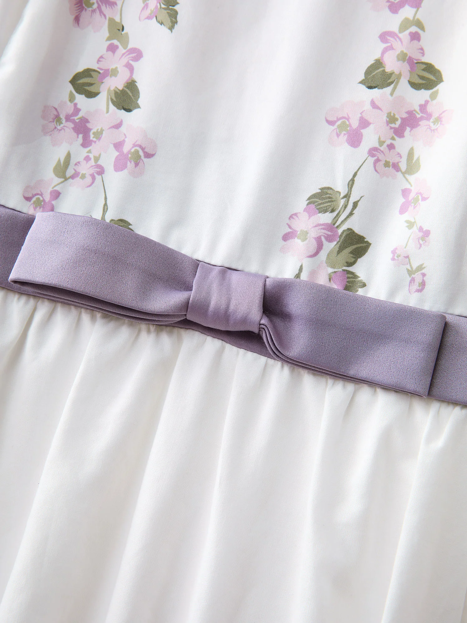Blooming Floral Print Bow-Tie Waist Midi Dress - Image 6