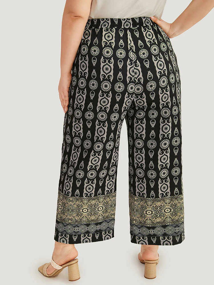 Boho Print Straight leg Pants - Image 5