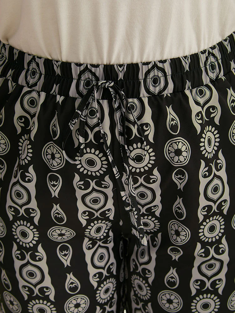Boho Print Straight leg Pants - Image 7