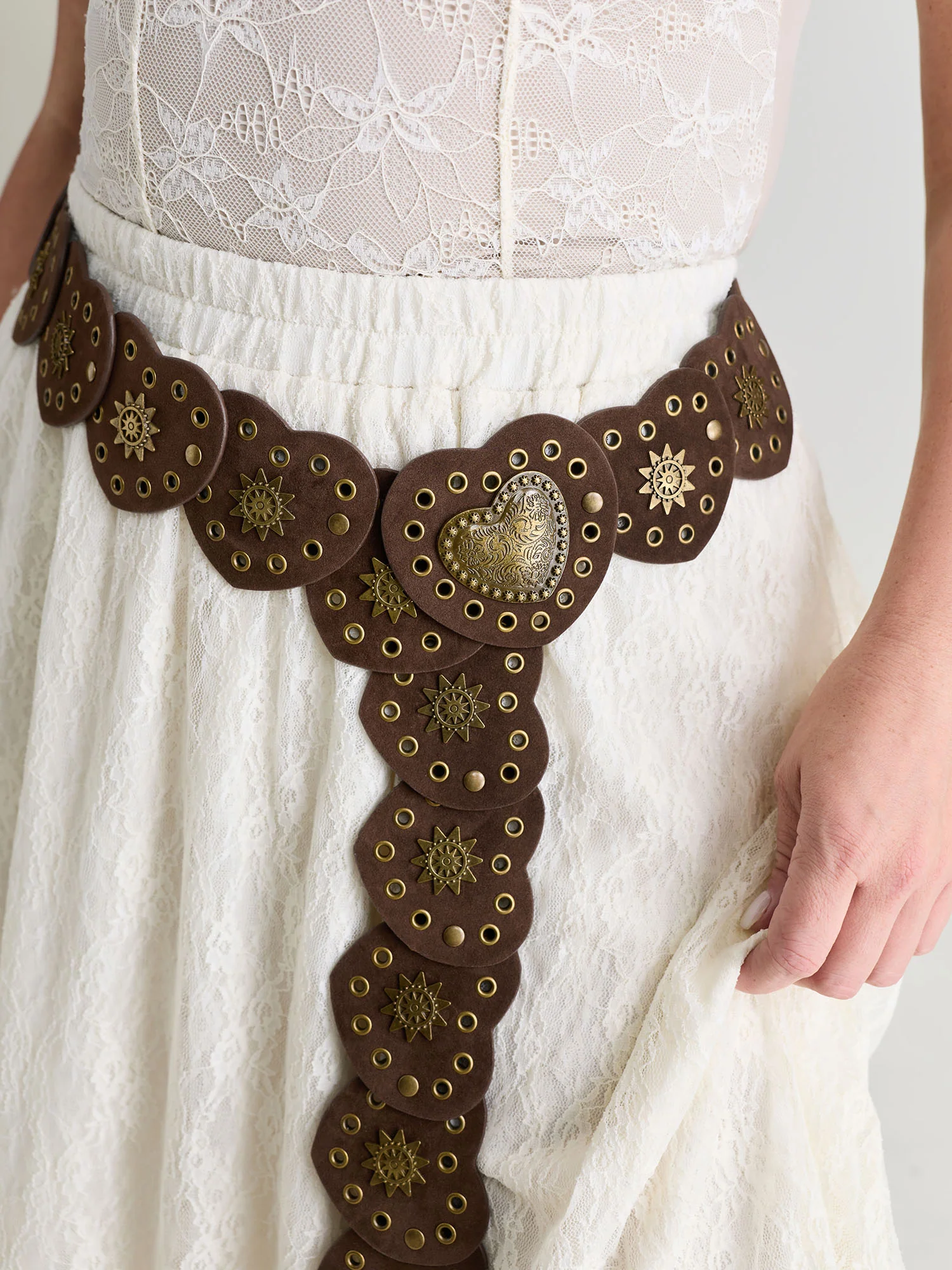 Boho Chunky Hearts Extended Belt - Image 3