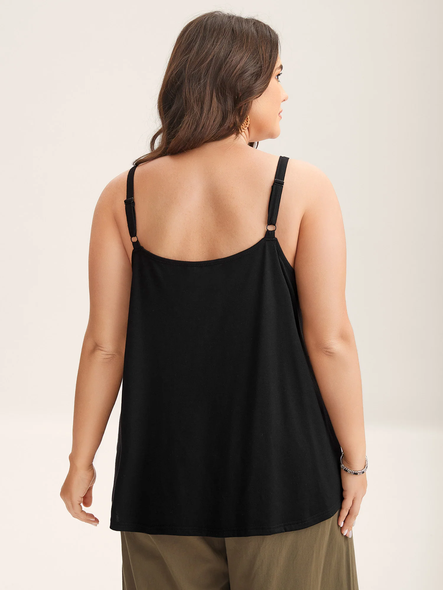 Boho Embroidery Plain Tank Top - Image 4