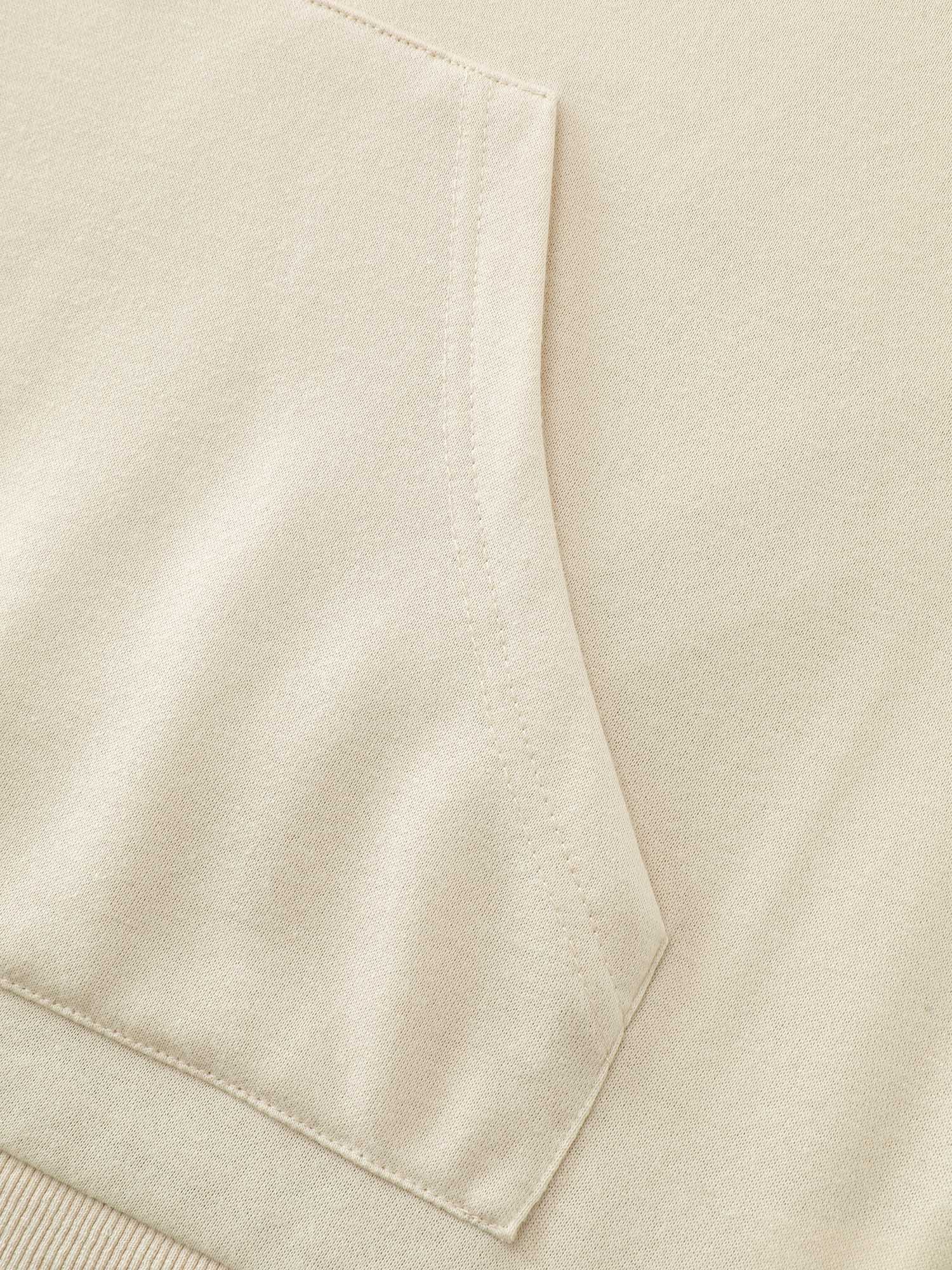 Boho Floral Embroidery Drop Shoulder Hoodie - Image 6