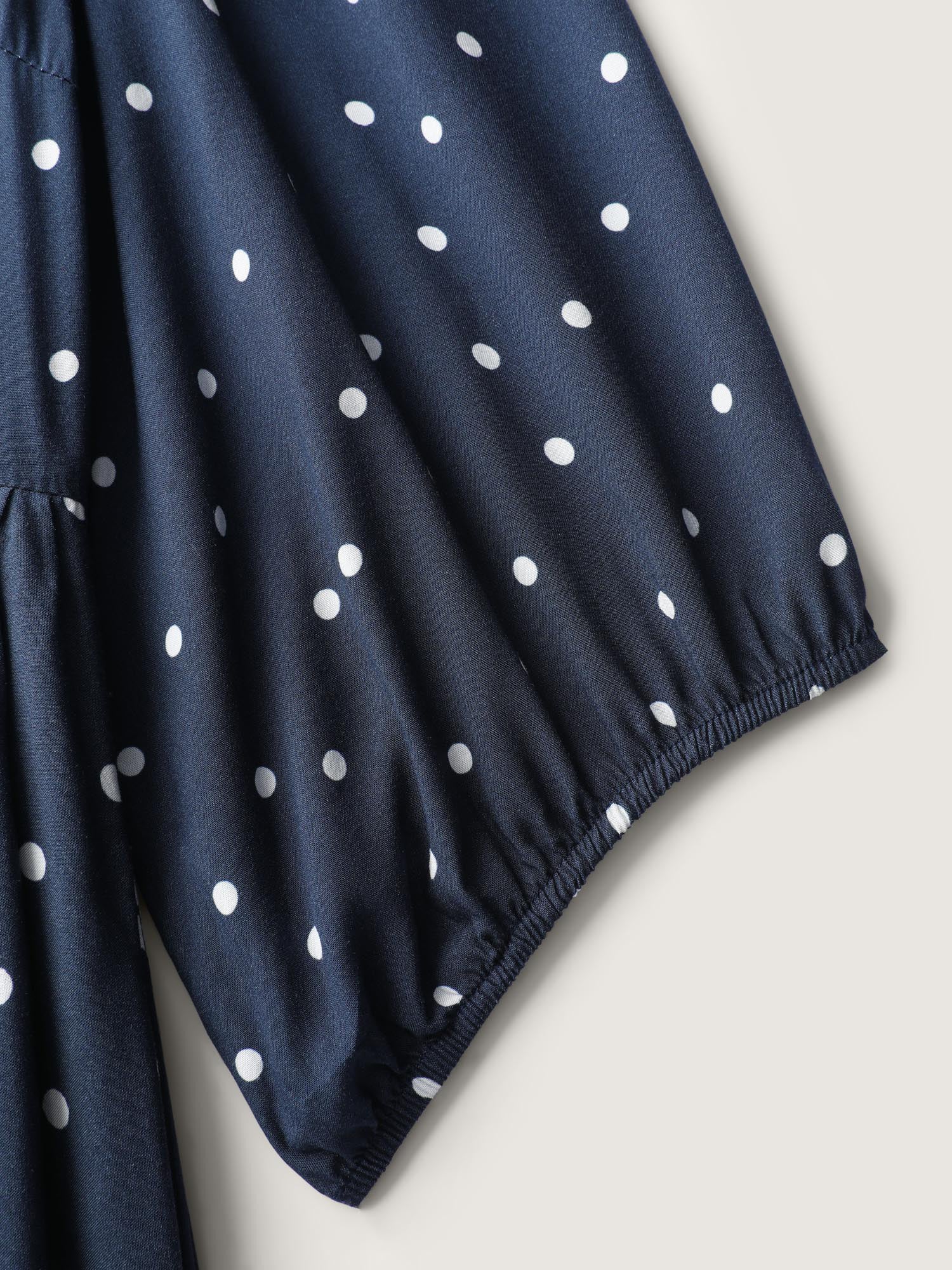 Boho Floral Print Pockets Contrast Maxi Dress - Image 6