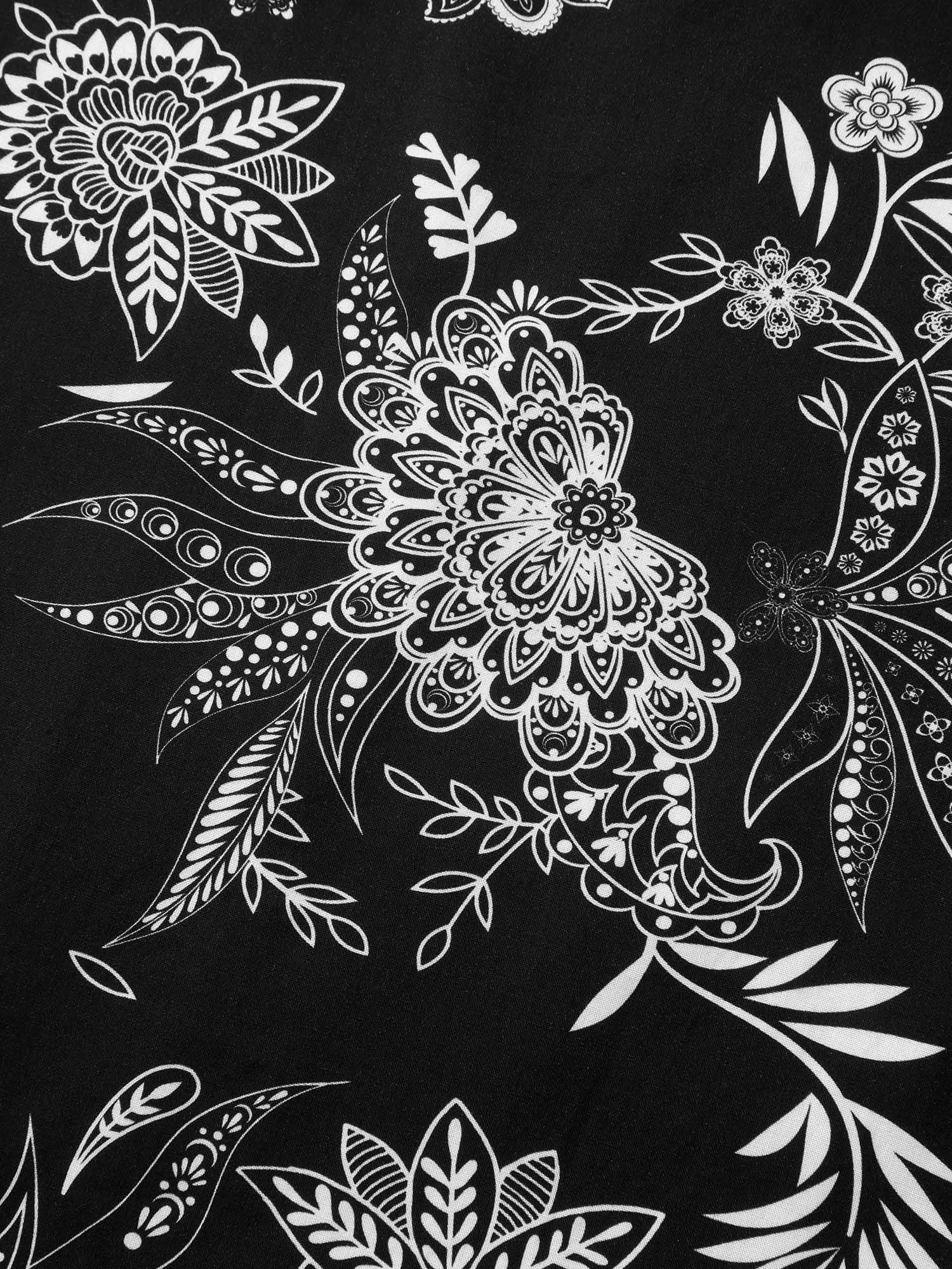 Boho Floral V-Neck Tank Top - Image 7