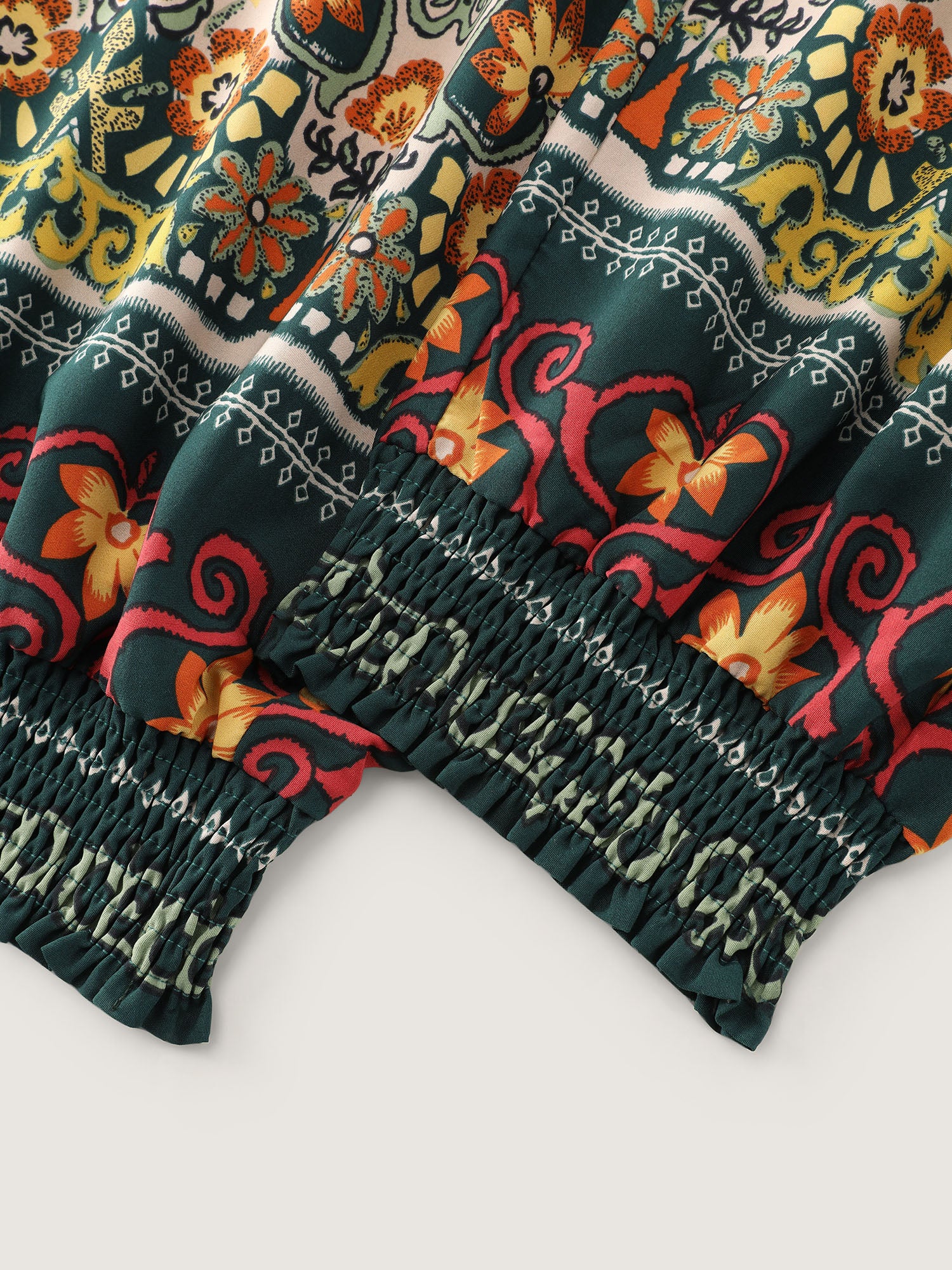 Boho Geometric Print Jogger Pants - Image 7