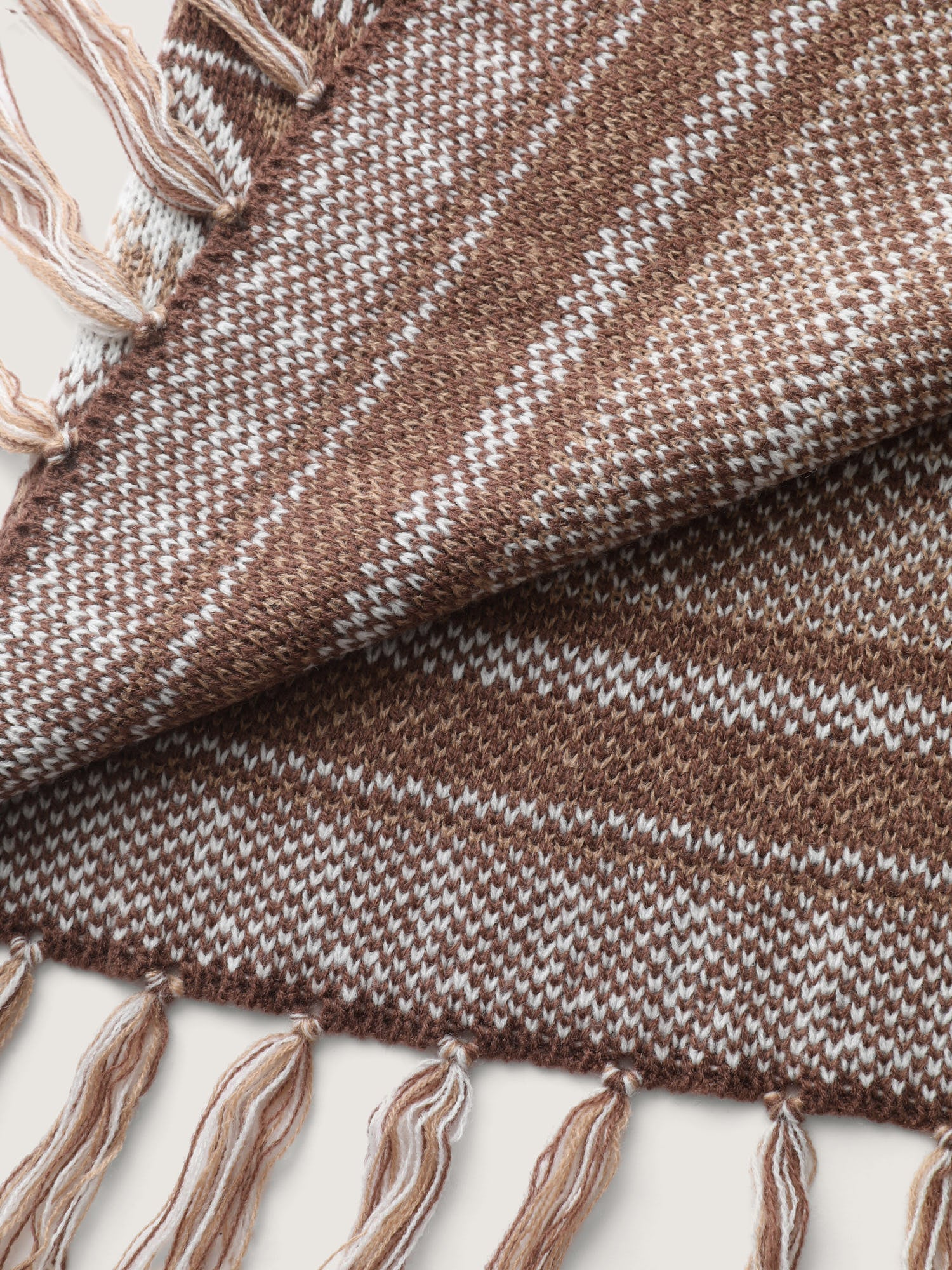 Boho Jacquard Folded Collar Tassels Cardigan - Image 8