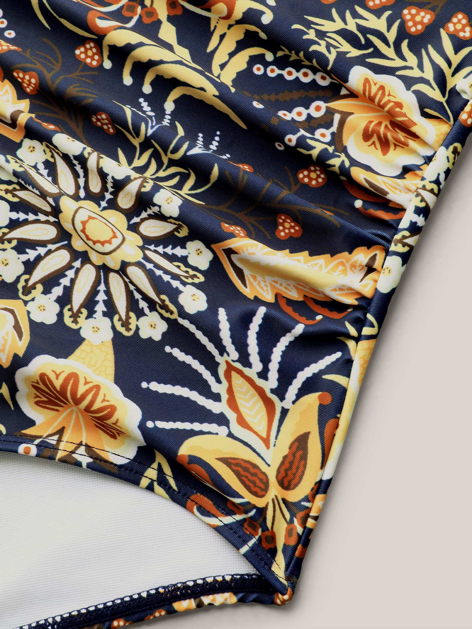 Boho Print Adjustable Tie One-Piece Swimsuit - Image 8