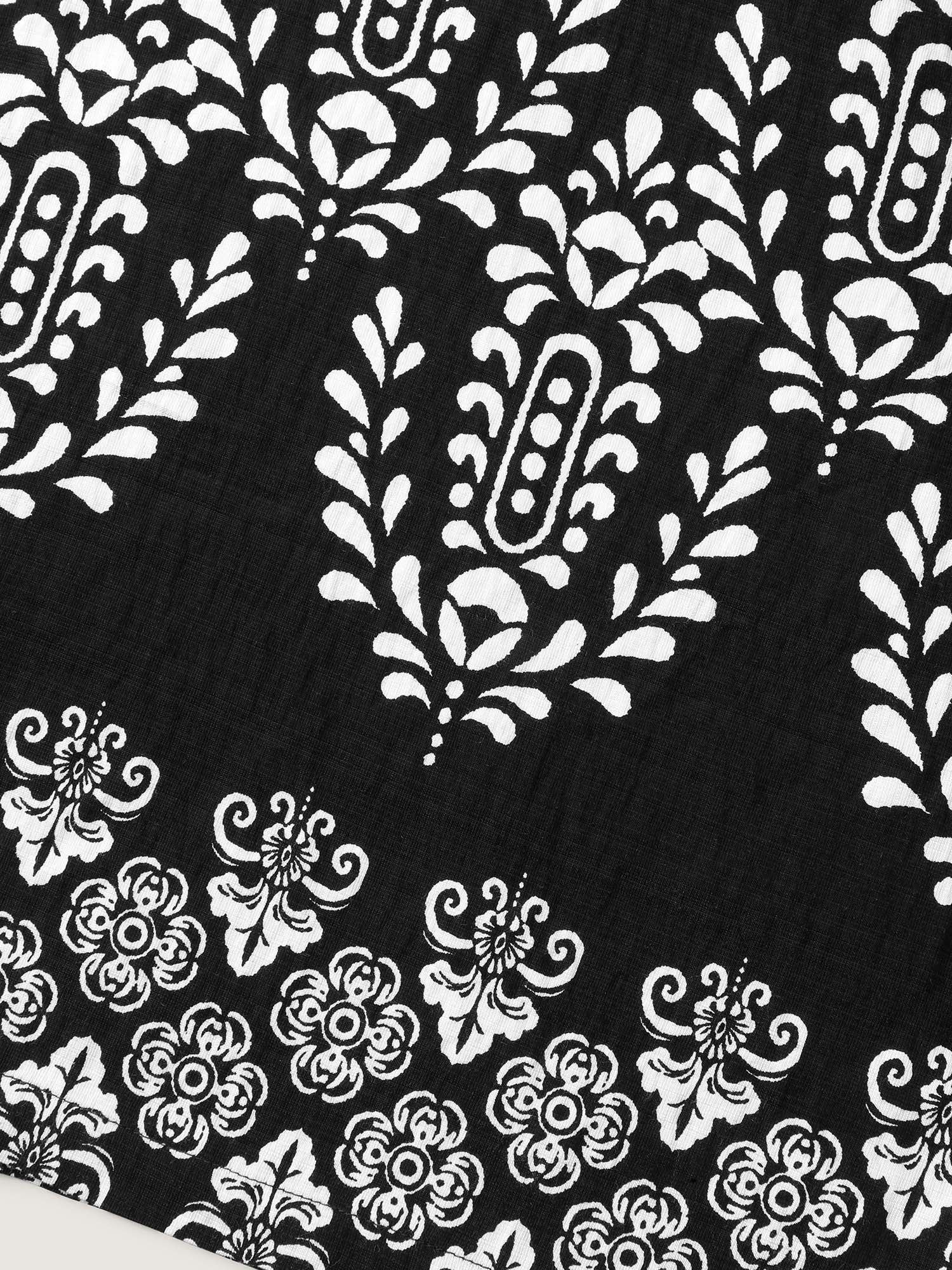 Boho Print Color Contrast Flowy Jumpsuit - Image 7