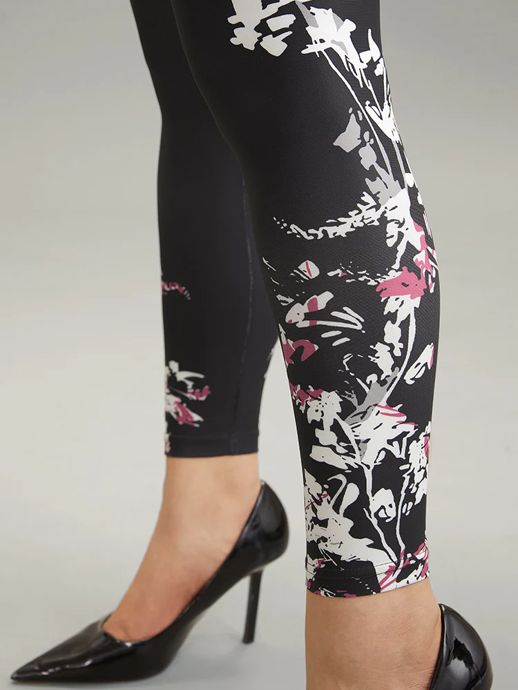 Boho Print High Rise Skinny Leggings - Image 5