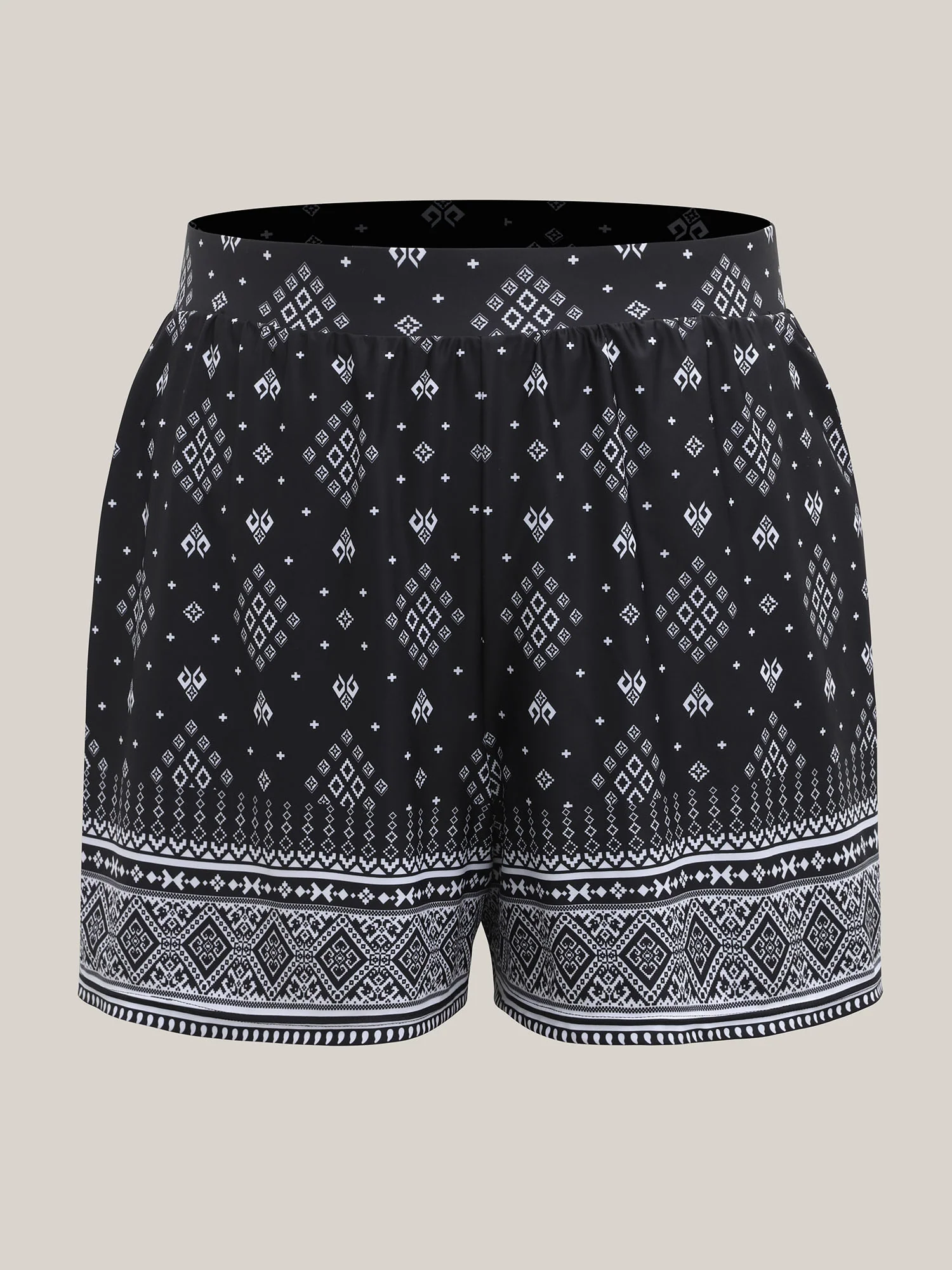 Boho Print Pockets Swim Shorts - Image 8