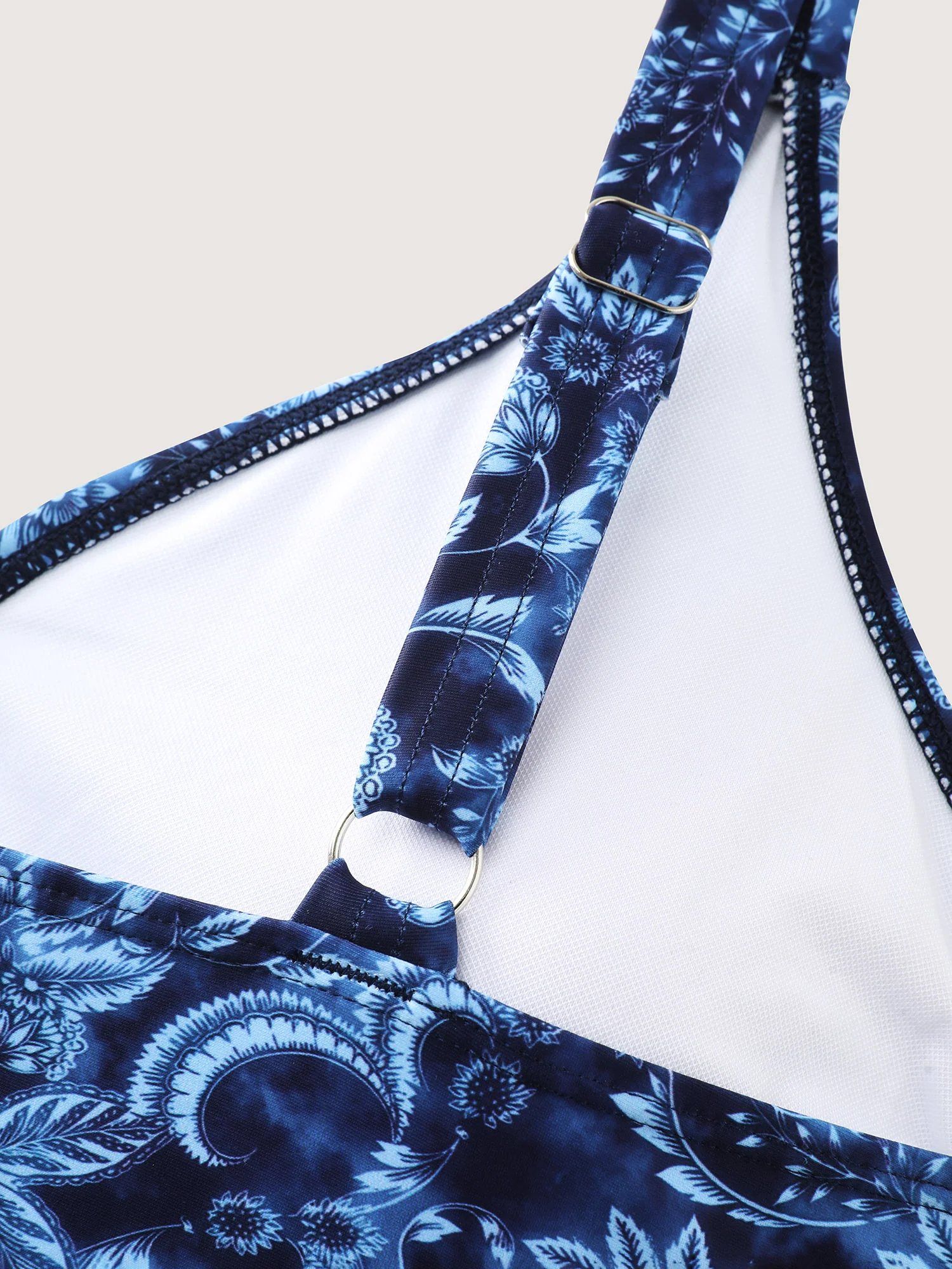 Sunkissed Floral Print Ruched Bikini Top - Image 6