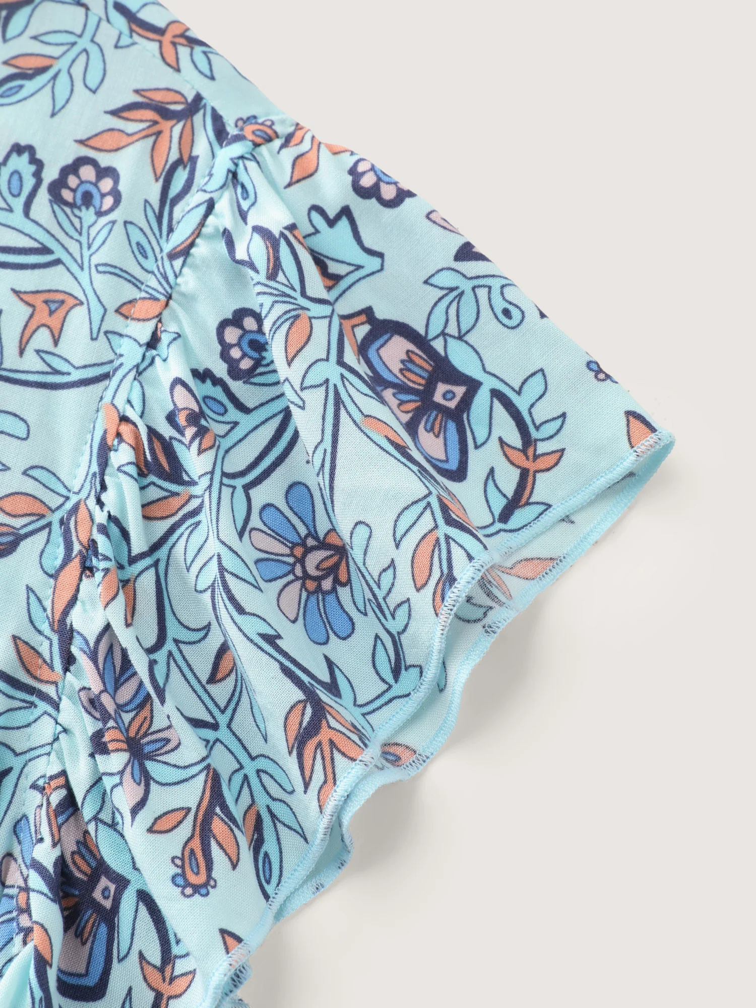 Boho Romance Bust-Friendly Drawstring Blouse - Image 6
