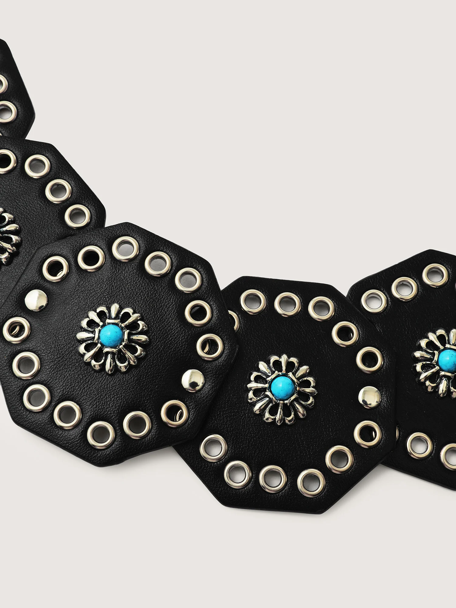 Boho Stretchy Concho Extended Link Belt - Image 4