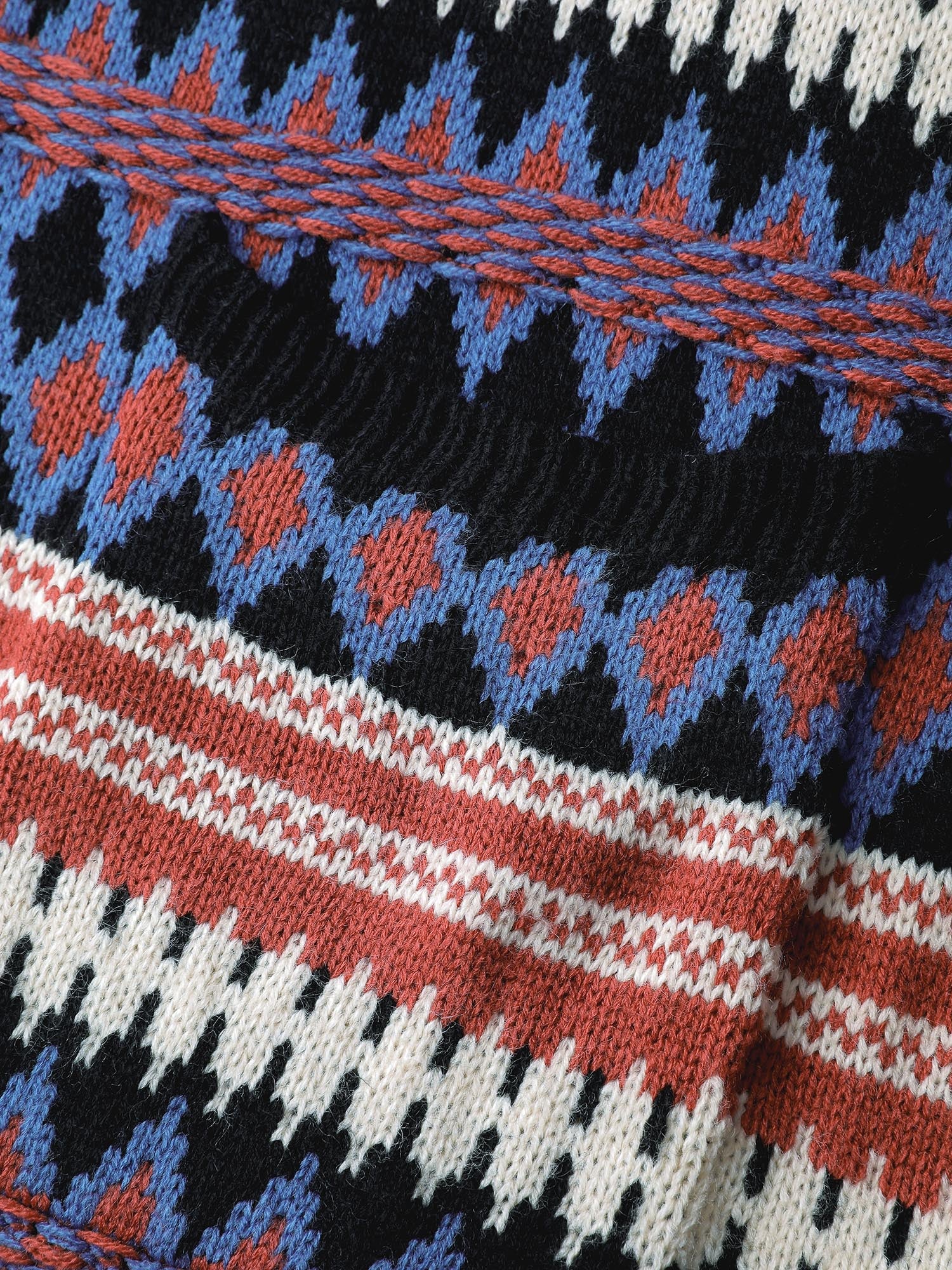 Boho Stripe Pockets Hooded Long Knit Cardigan - Image 6