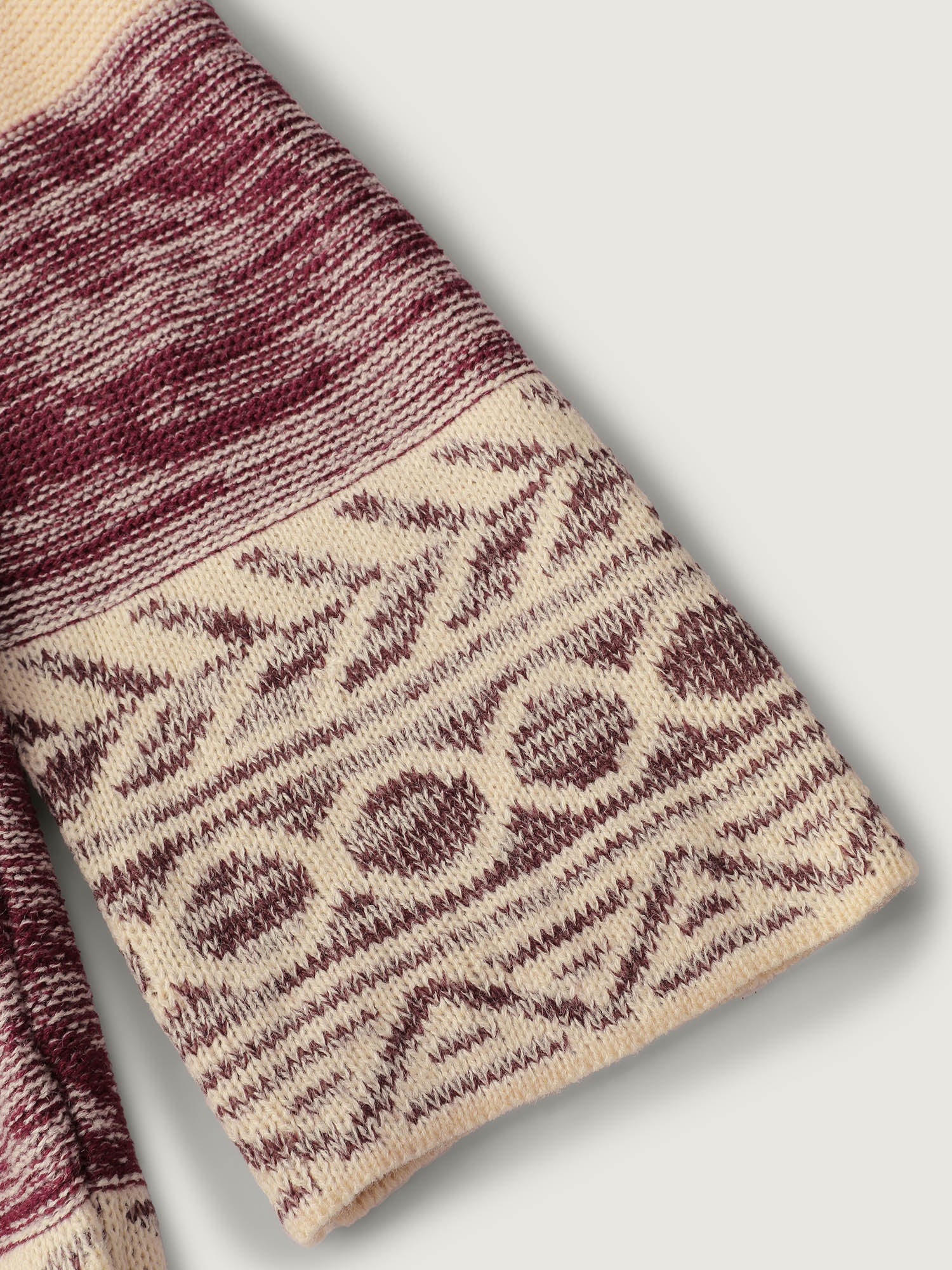 Boho Striped Jacquard Open-Front Knit Cardigan - Image 6