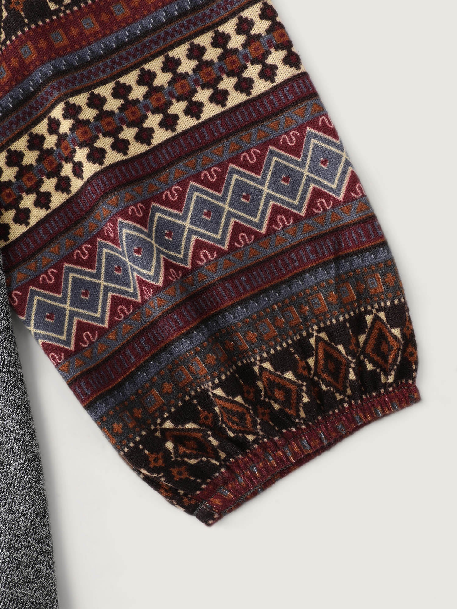 Boho Stripes Color Contrast Stretchy Top - Image 5