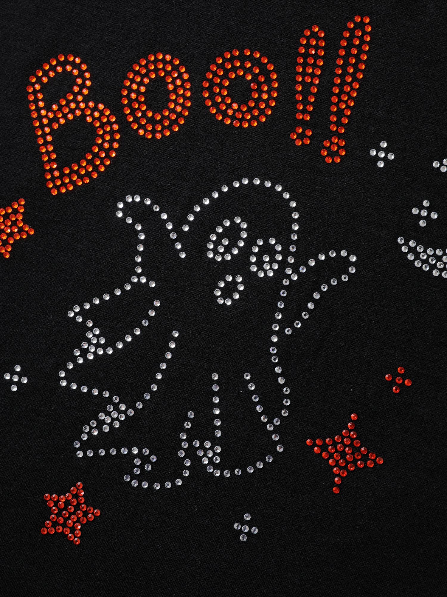 Boo-tiful Ghost Rhinestone Detail T-Shirt - Image 5